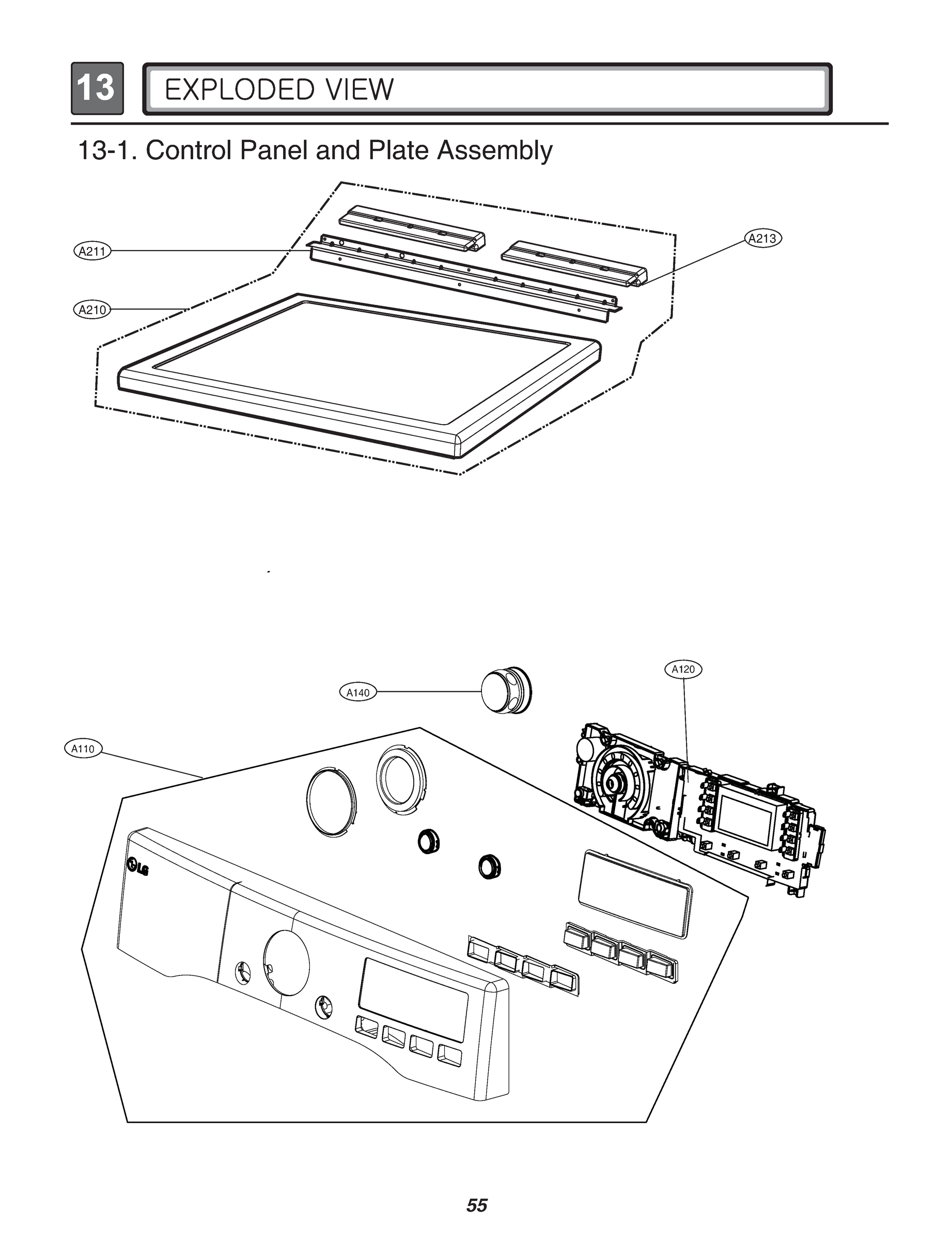 CONTROL PANEL AND PLATE ASSEMBLY