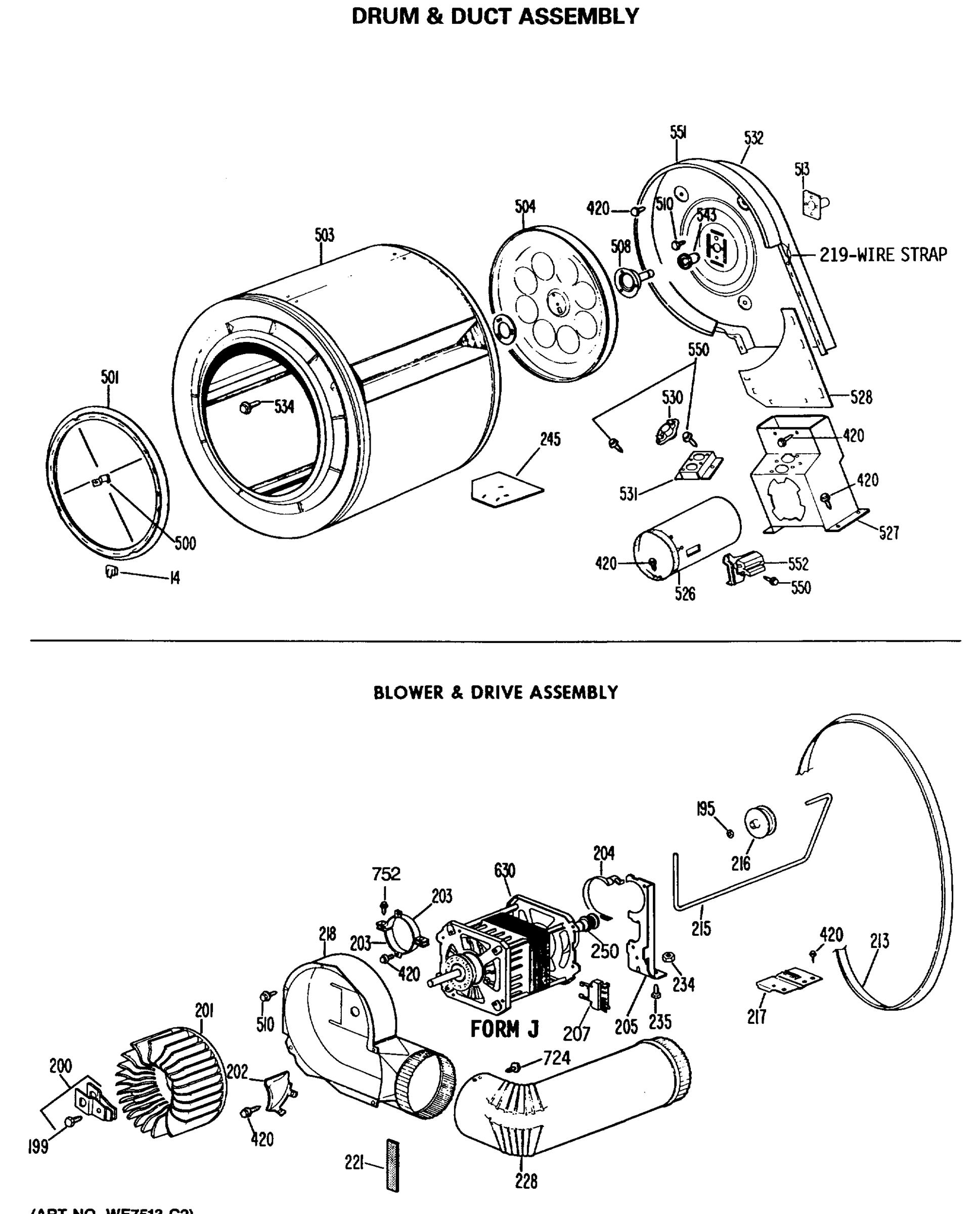 DRUM & DUCT ASSEMBLY