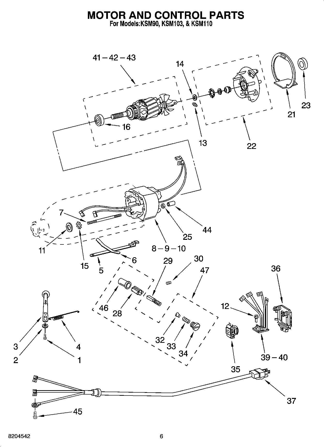03 - MOTOR AND CONTROL PARTS