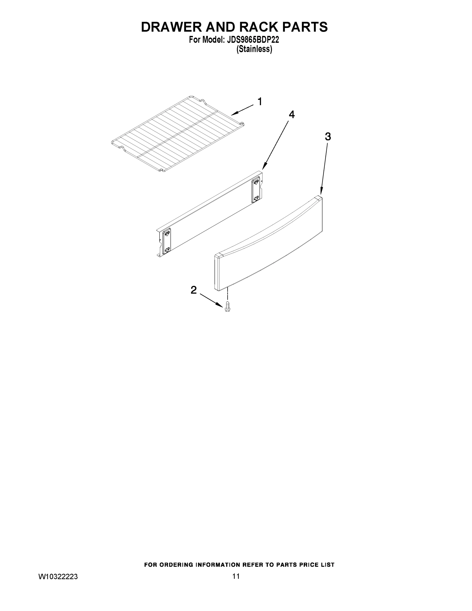 07 - DRAWER AND RACK PARTS