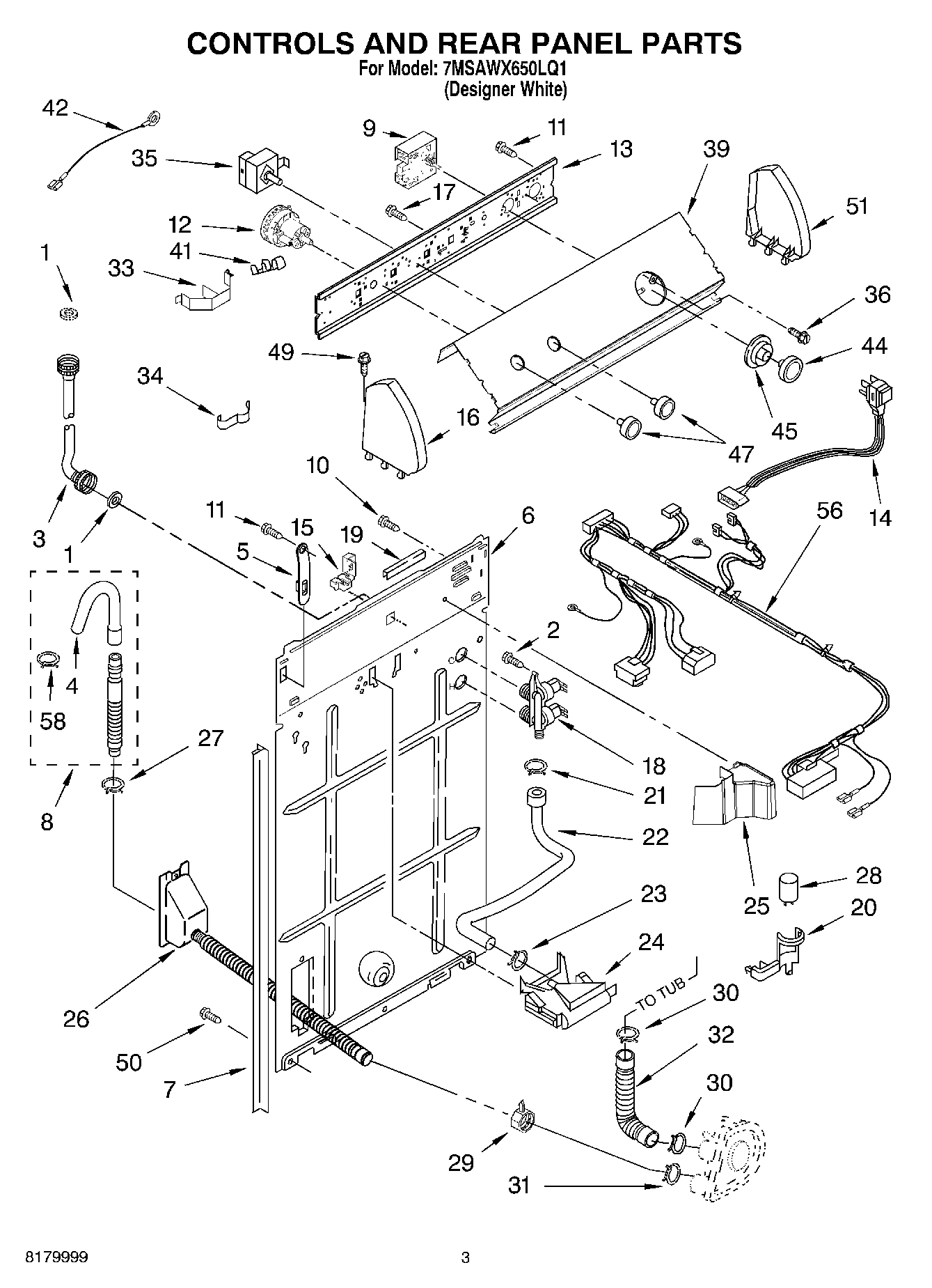 02 - CONTROL AND REAR PANEL PARTS
