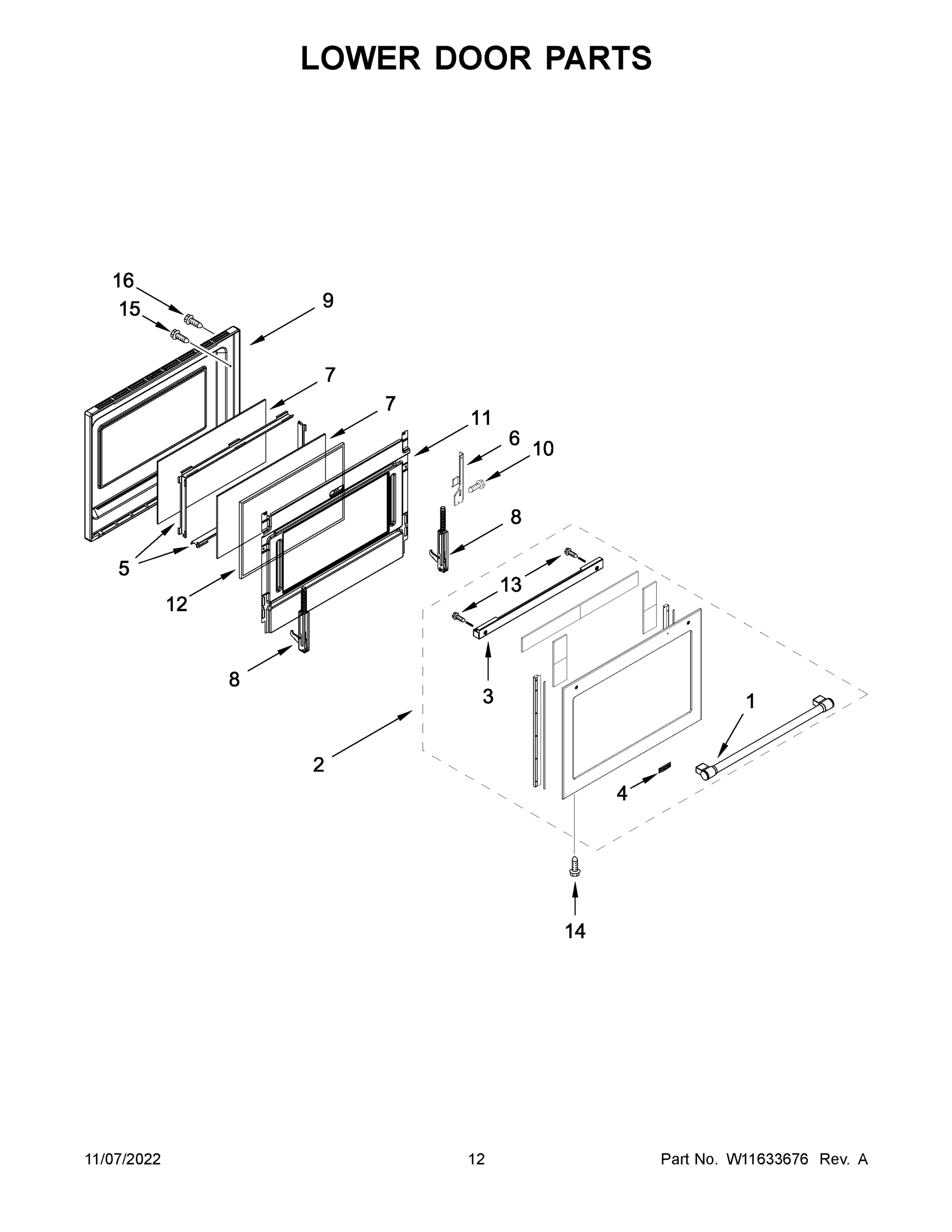 07 - LOWER DOOR PARTS