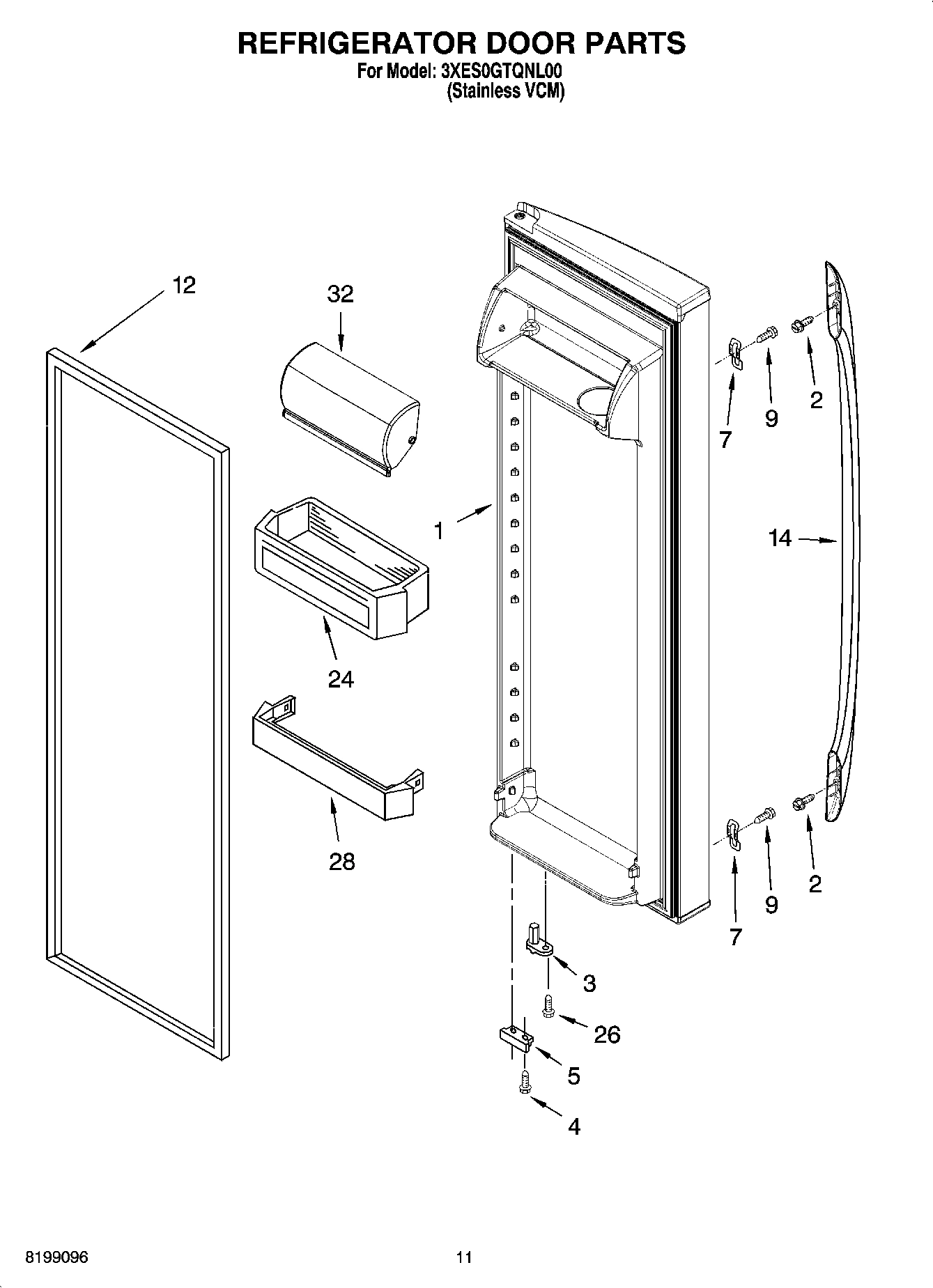 07 - REFRIGERATOR DOOR PARTS