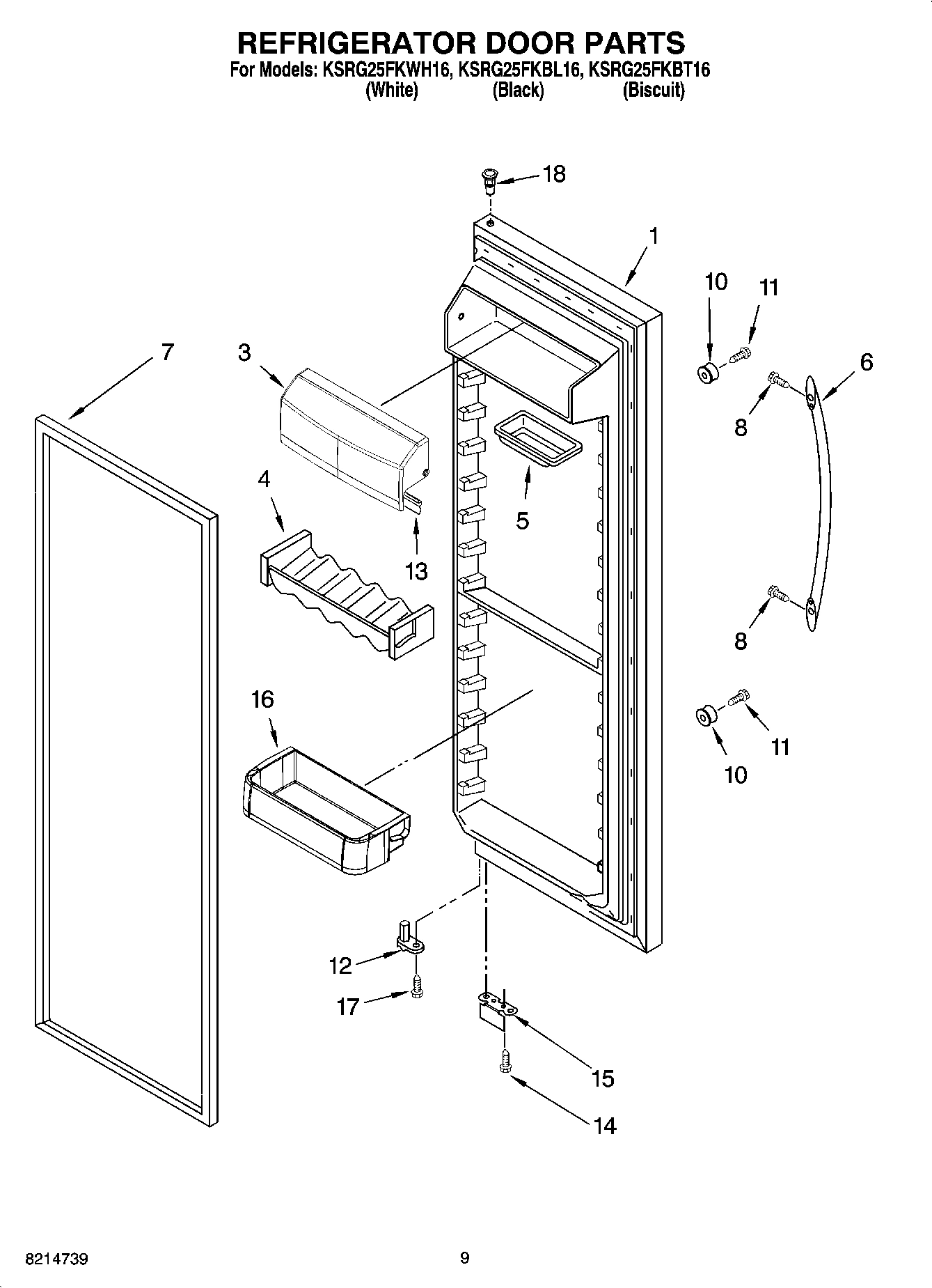 06 - REFRIGERATOR DOOR PARTS