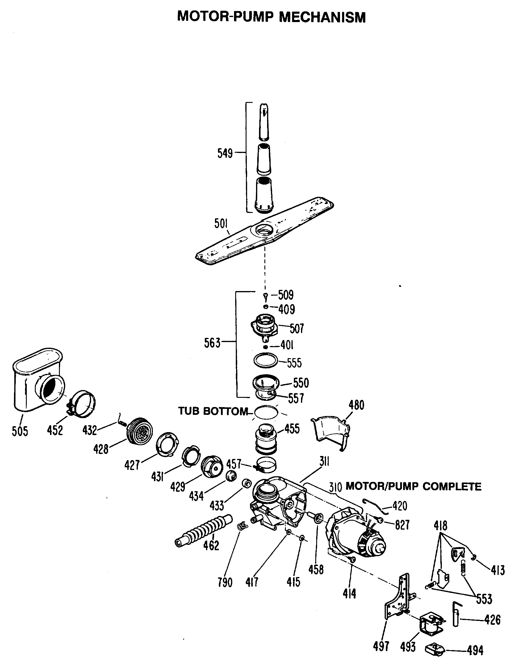 MOTOR-PUMP MECHANISM