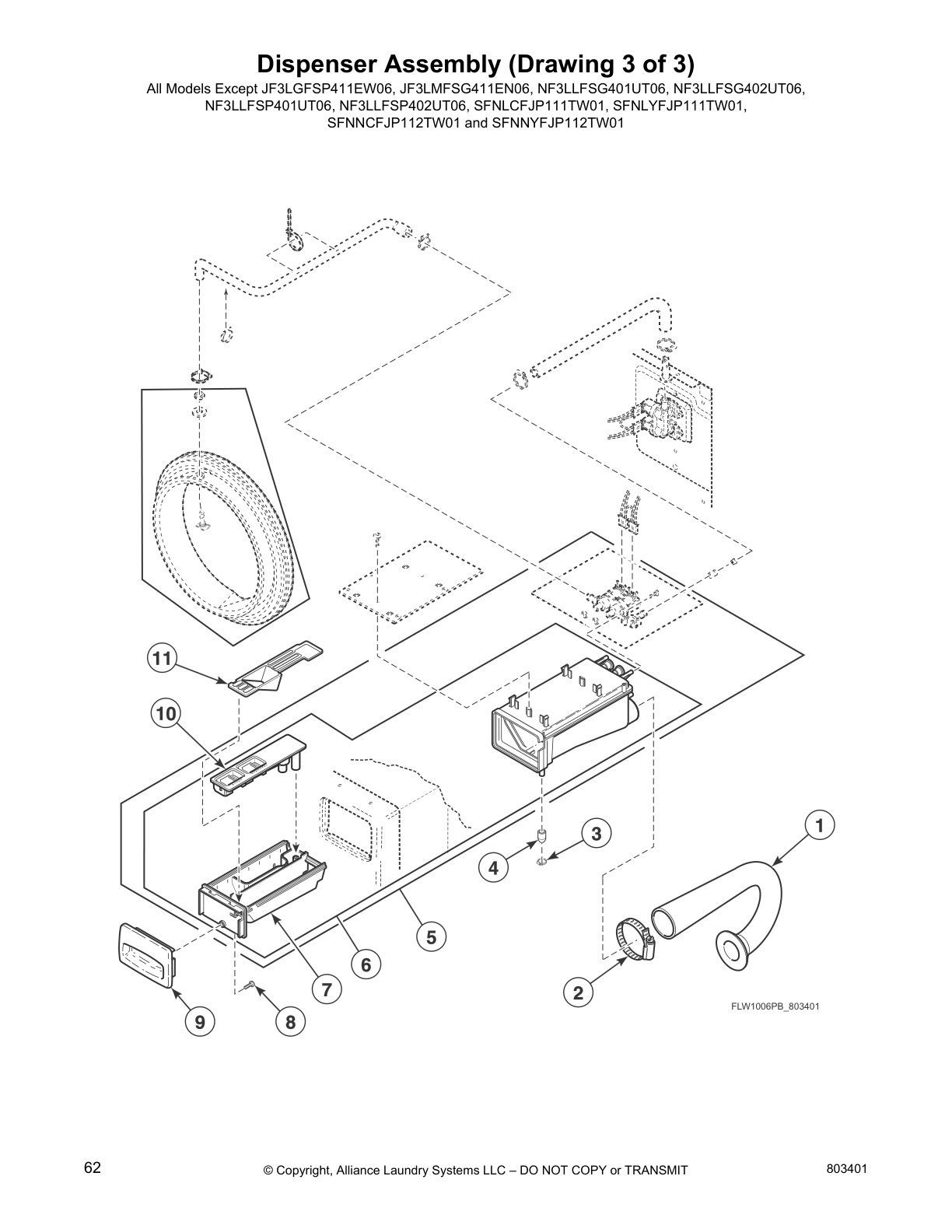 Dispenser Assembly (Drawing 3 of 3)