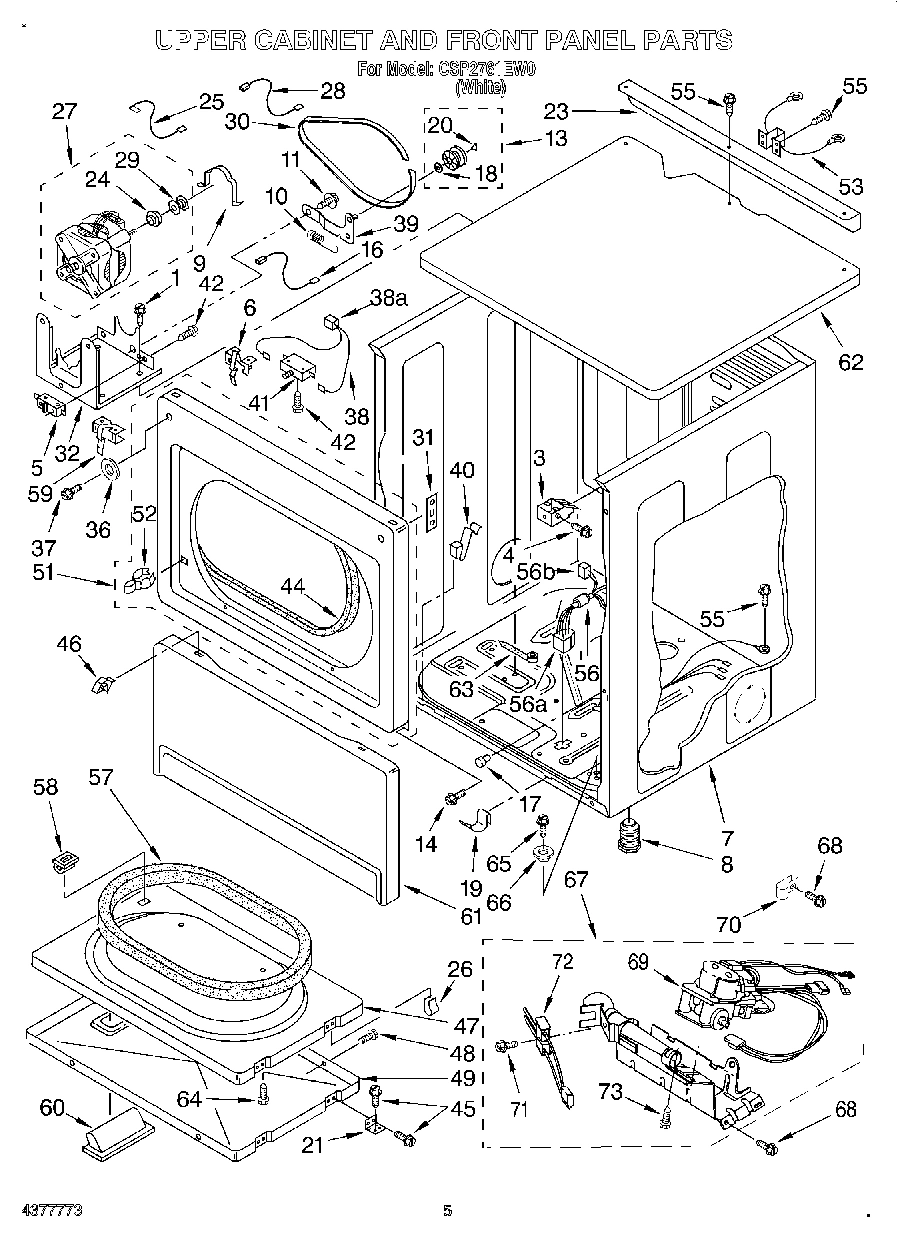 04 - UPPER CABINET AND FRONT PANEL