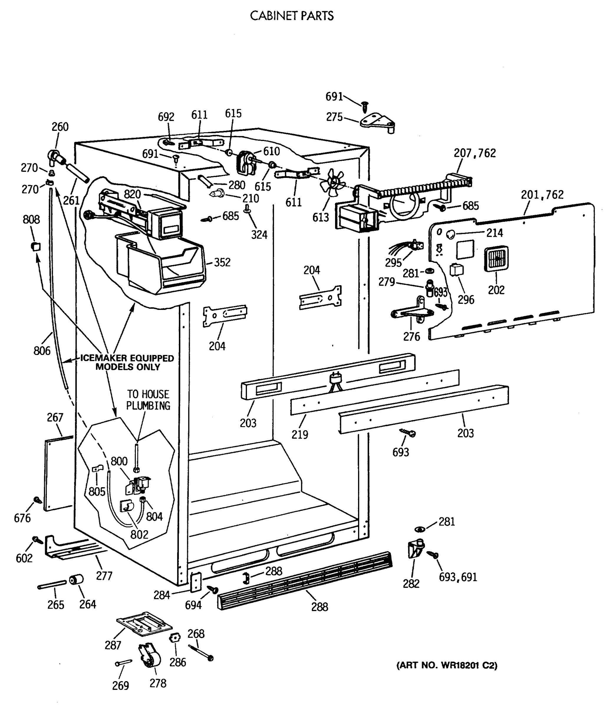 CABINET PARTS