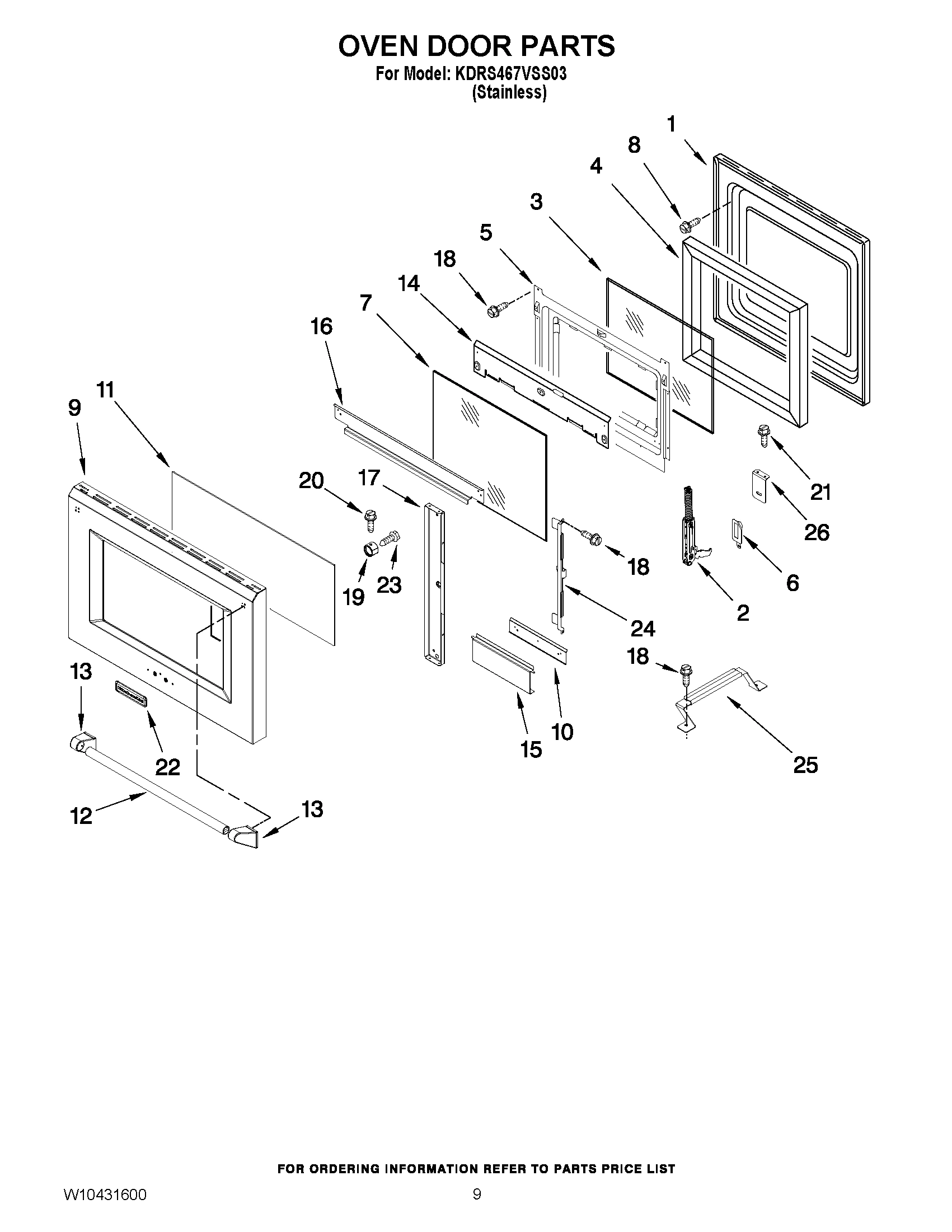 06 - OVEN DOOR PARTS
