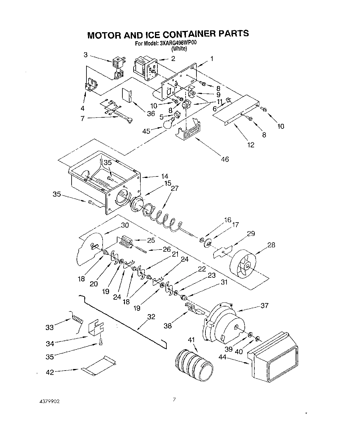 05 - MOTOR AND ICE CONTAINER