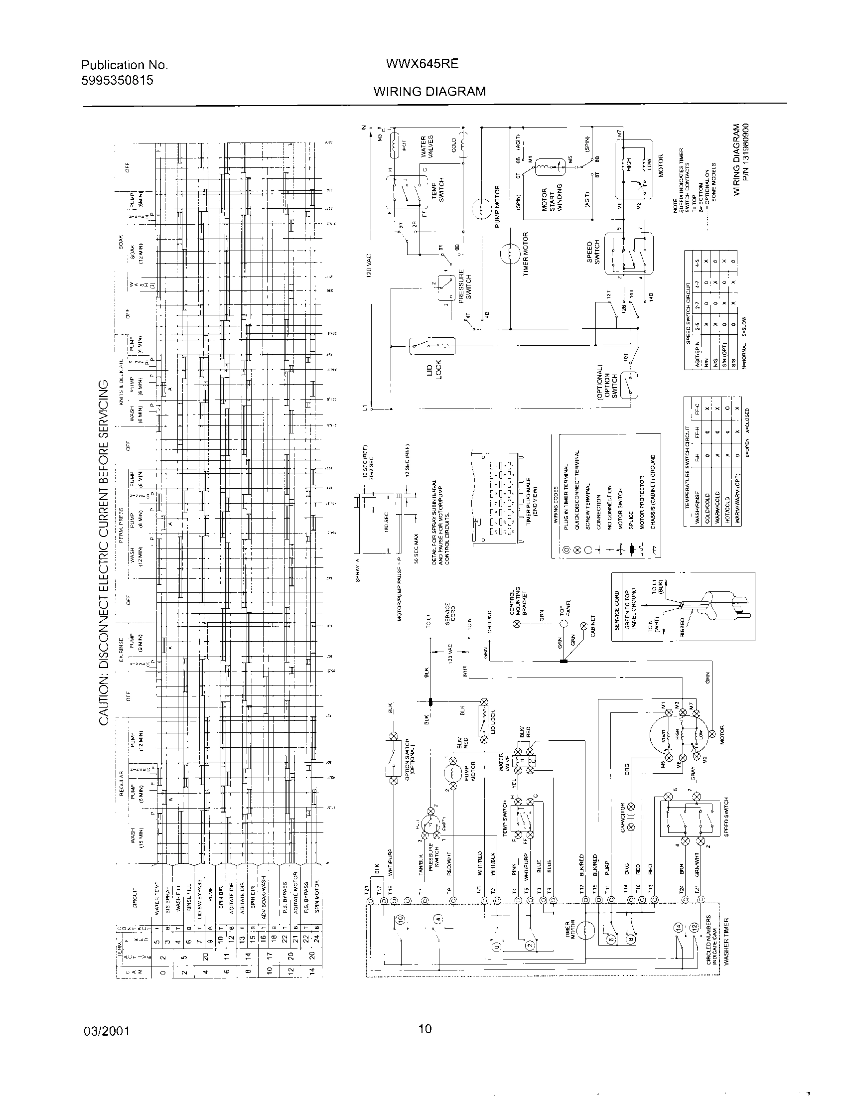 10 - 131980900 WIRING DIAGRAM