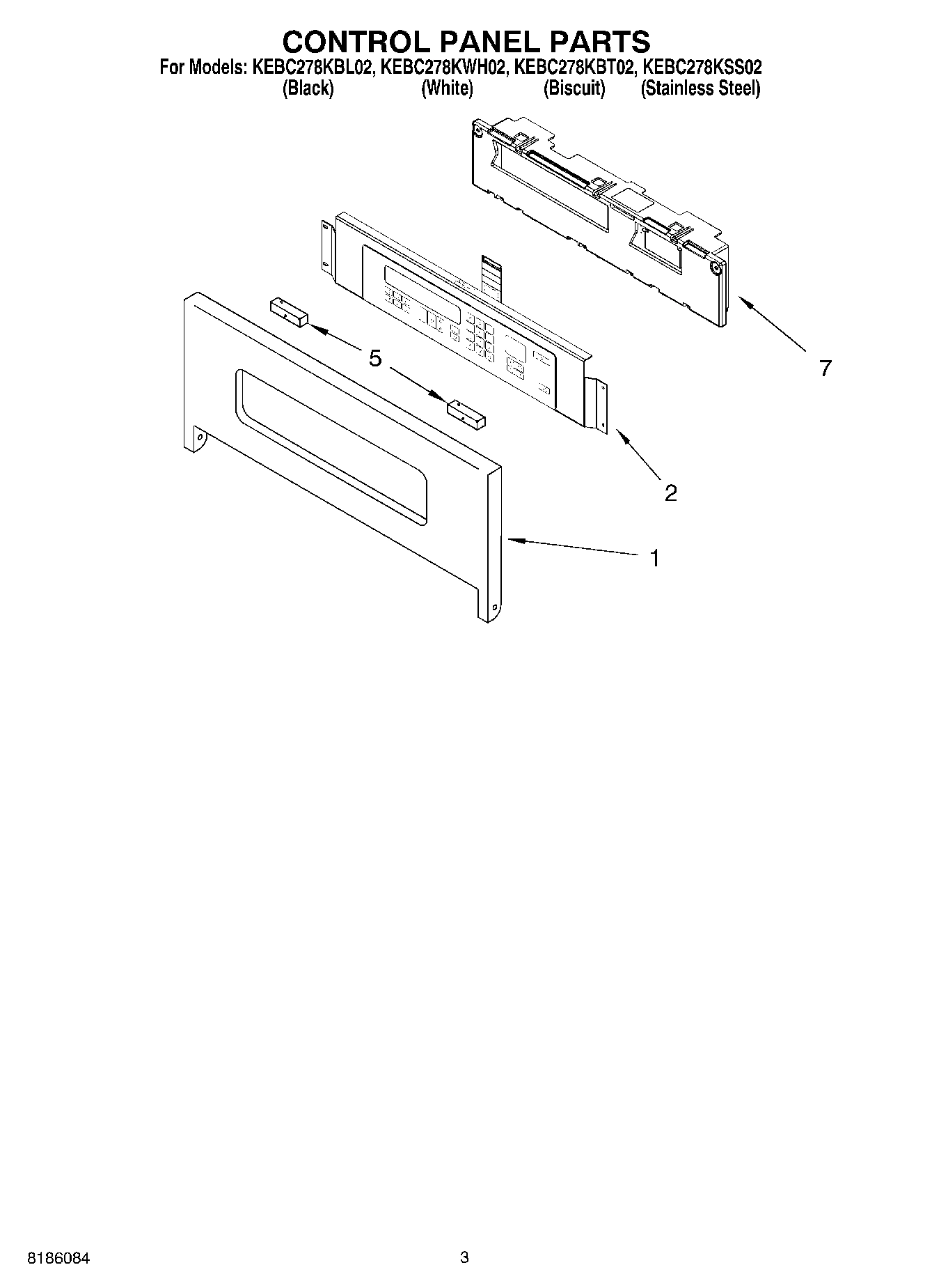 02 - CONTROL PANEL PARTS