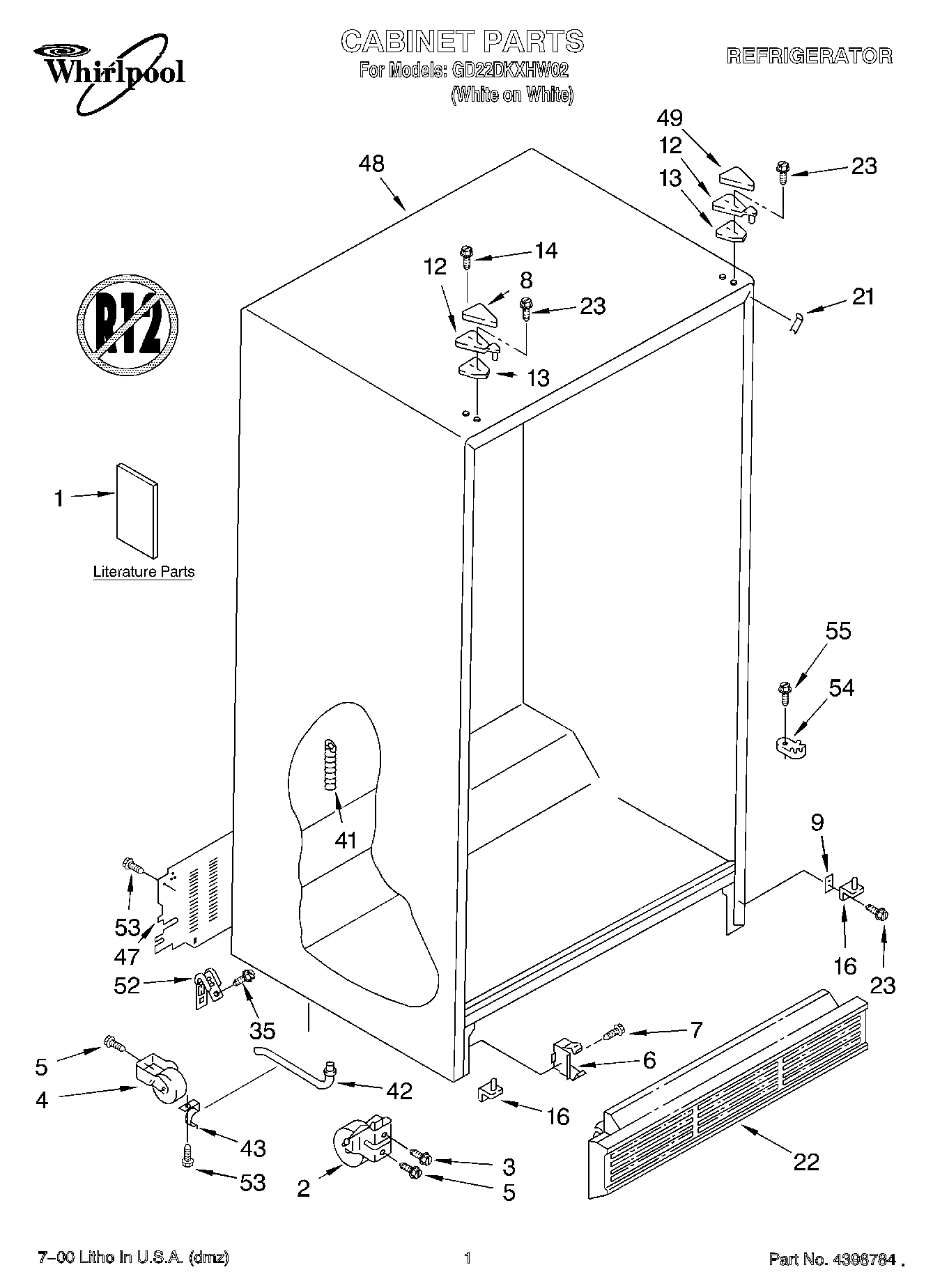 01 - CABINET, LITERATURE