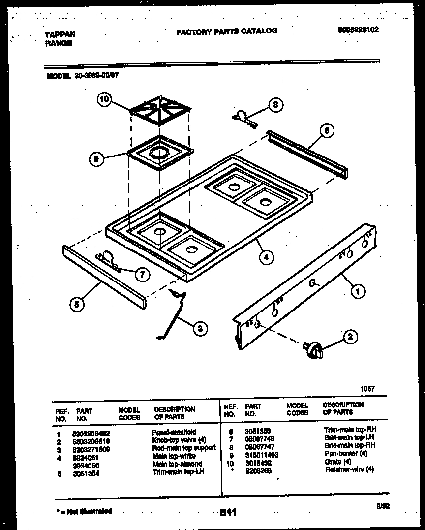 03 - COOKTOP PARTS