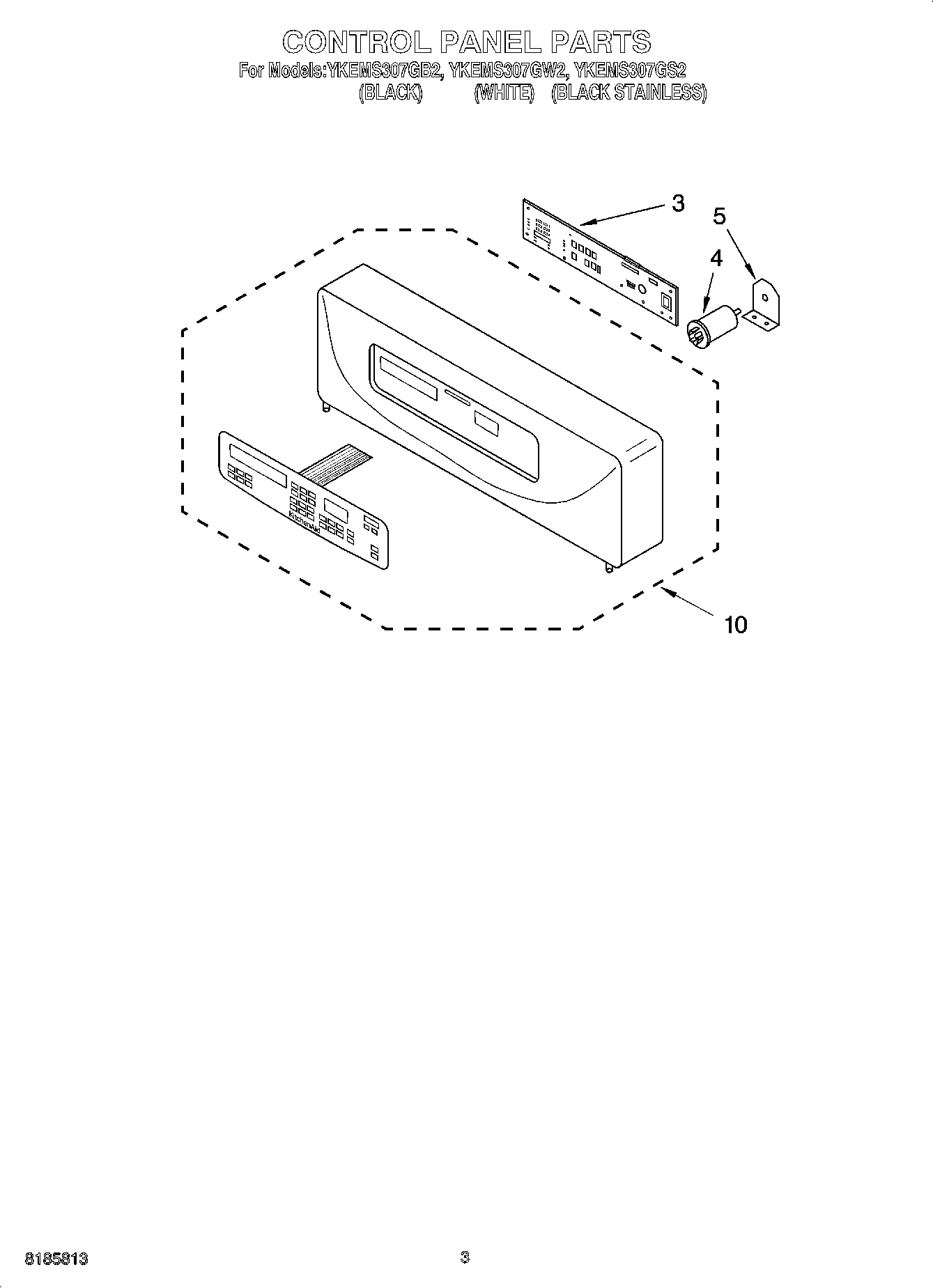 02 - CONTROL PANEL PARTS