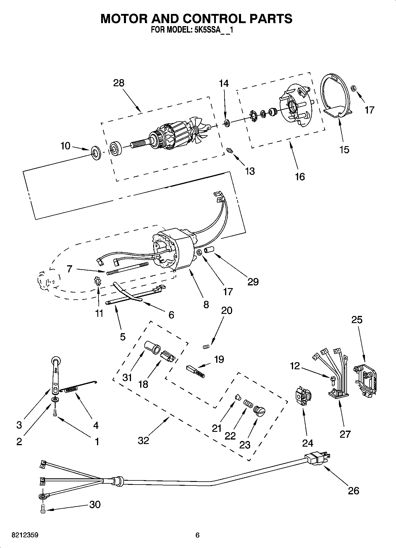 04 - MOTOR AND CONTROL PARTS, OPTIONAL PARTS