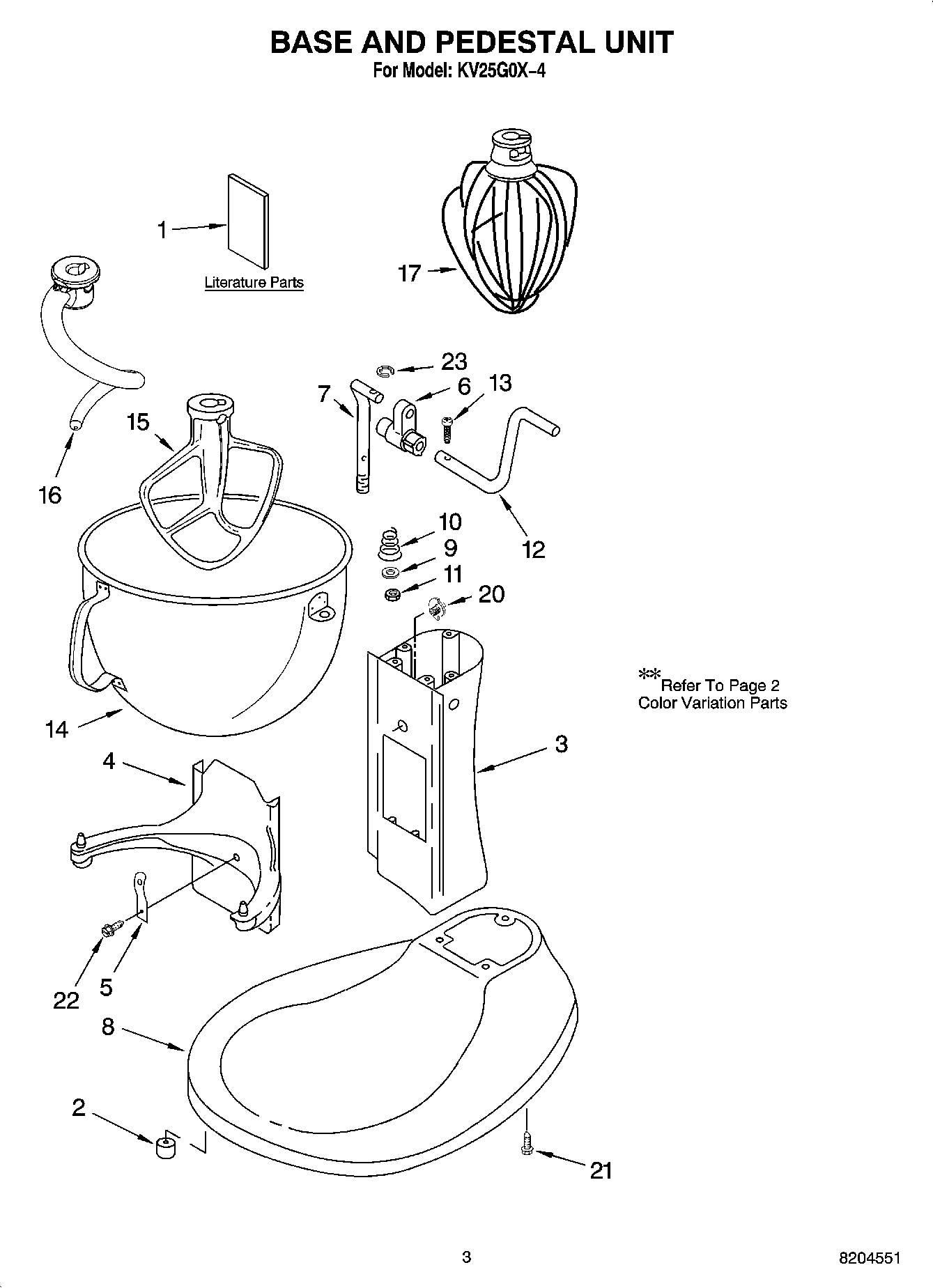 02 - BASE AND PEDESTAL UNIT