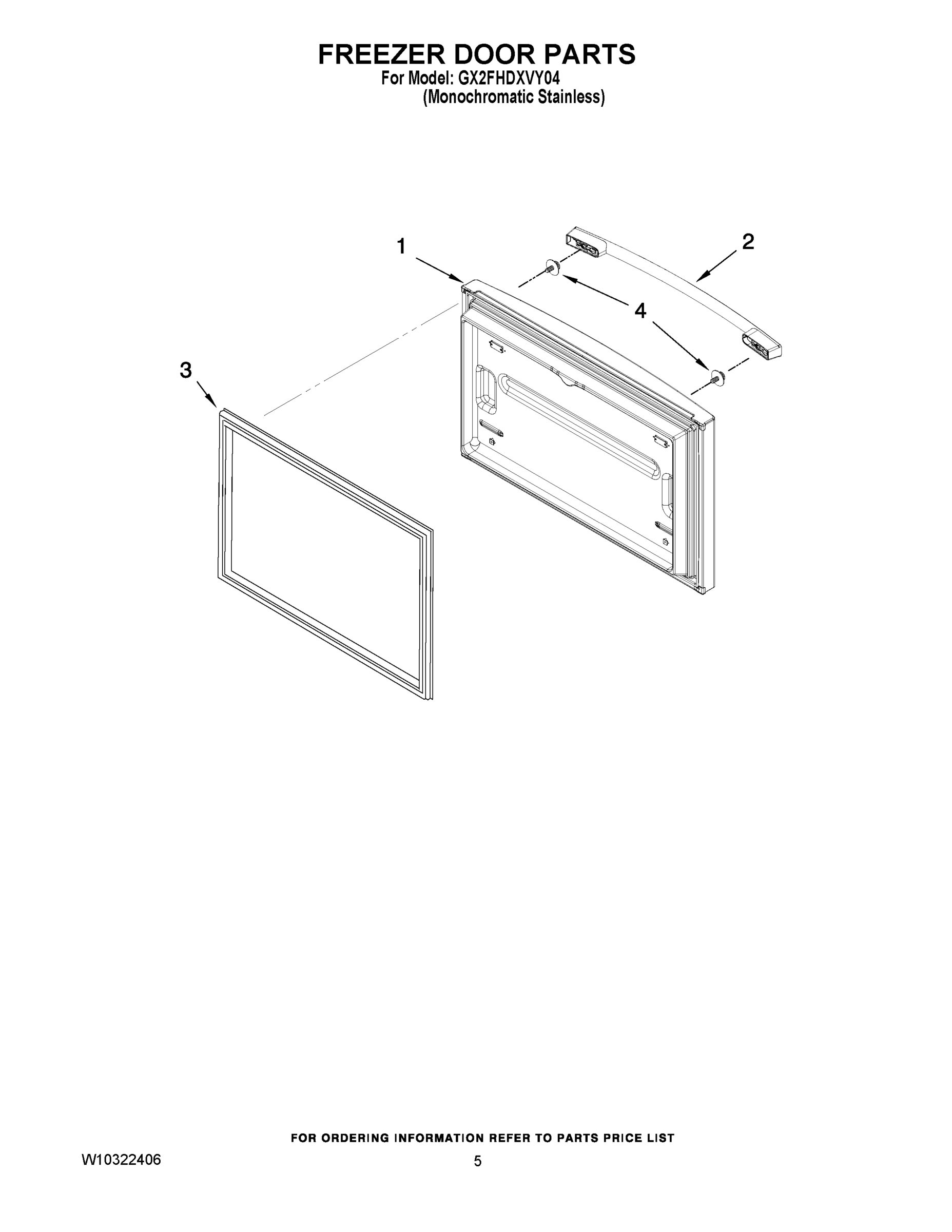 03 - FREEZER DOOR PARTS