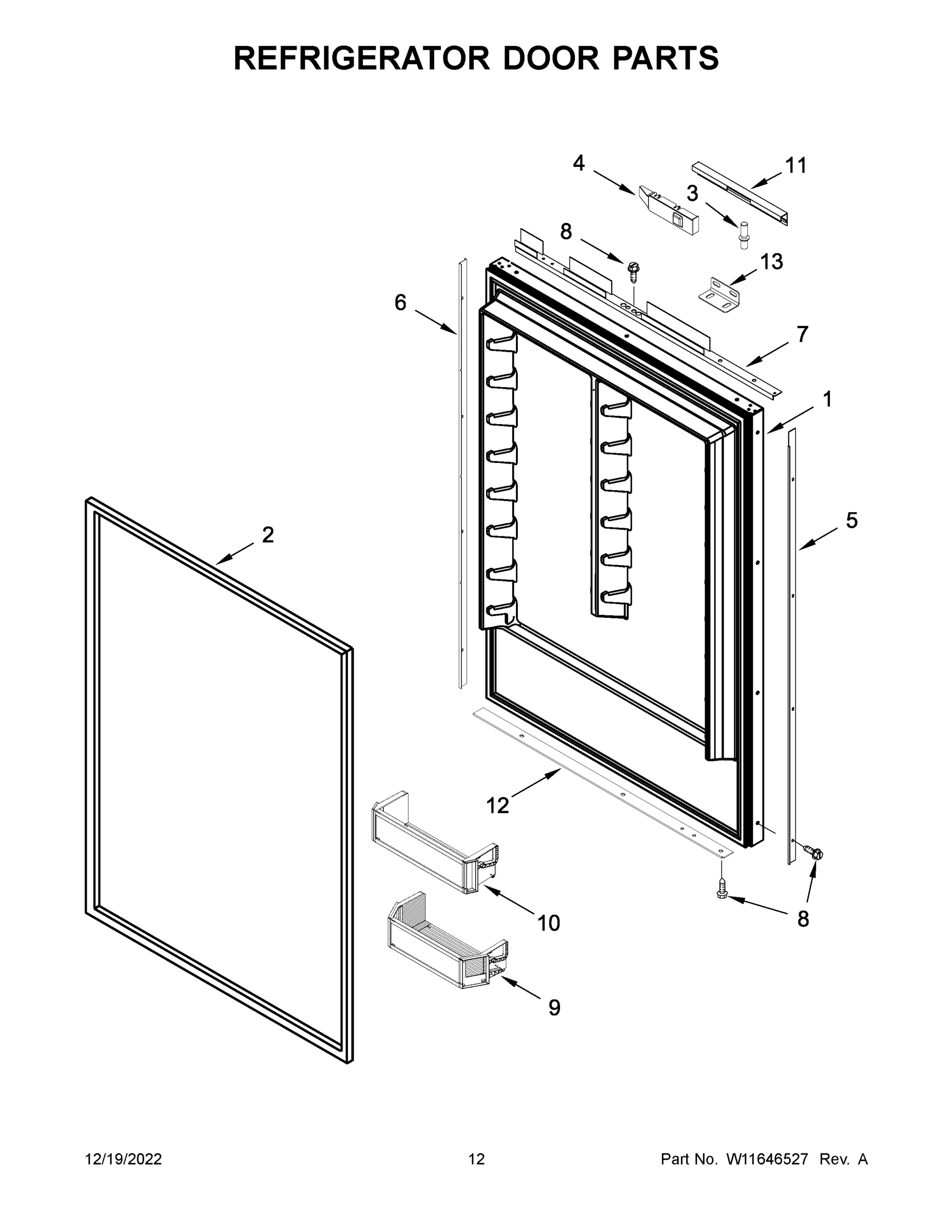 07 - REFRIGERATOR DOOR PARTS