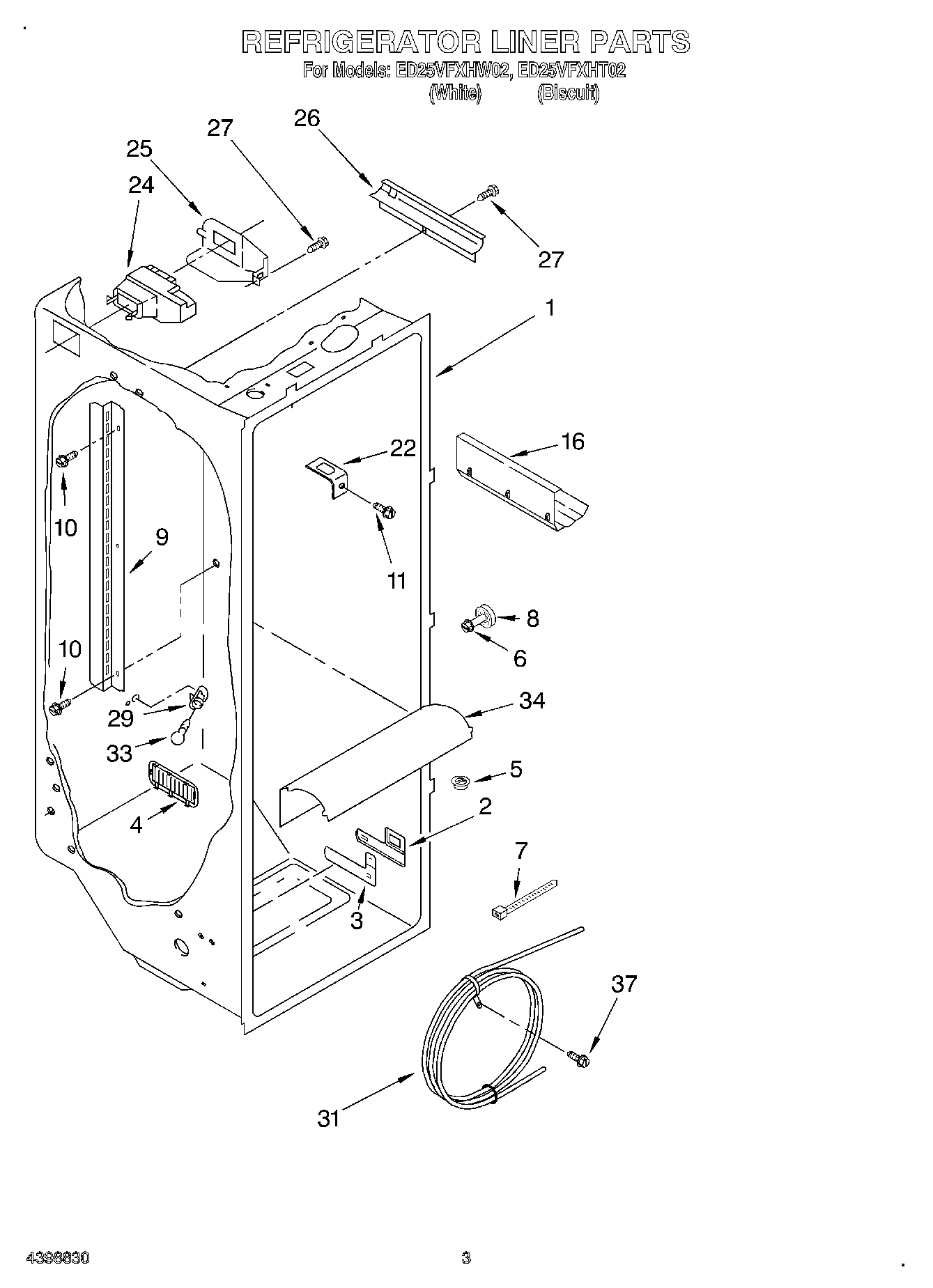 02 - REFRIGERATOR LINER