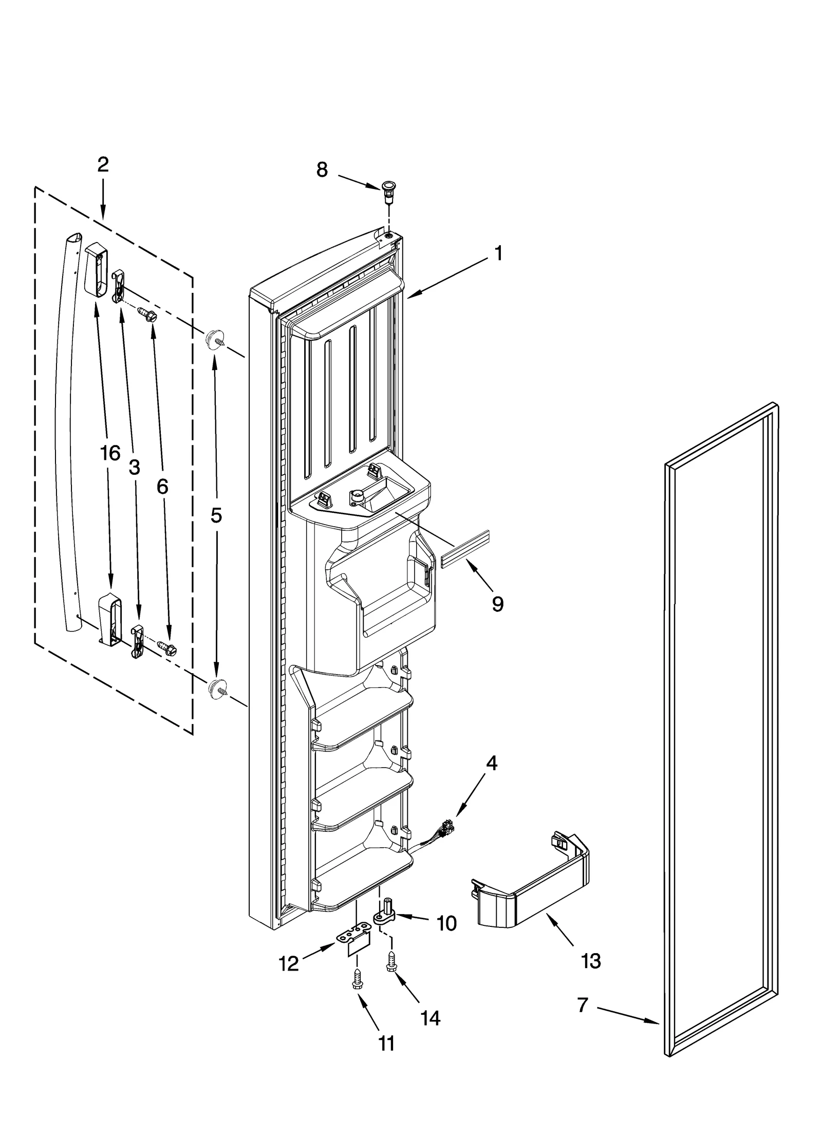 FREEZER DOOR PARTS