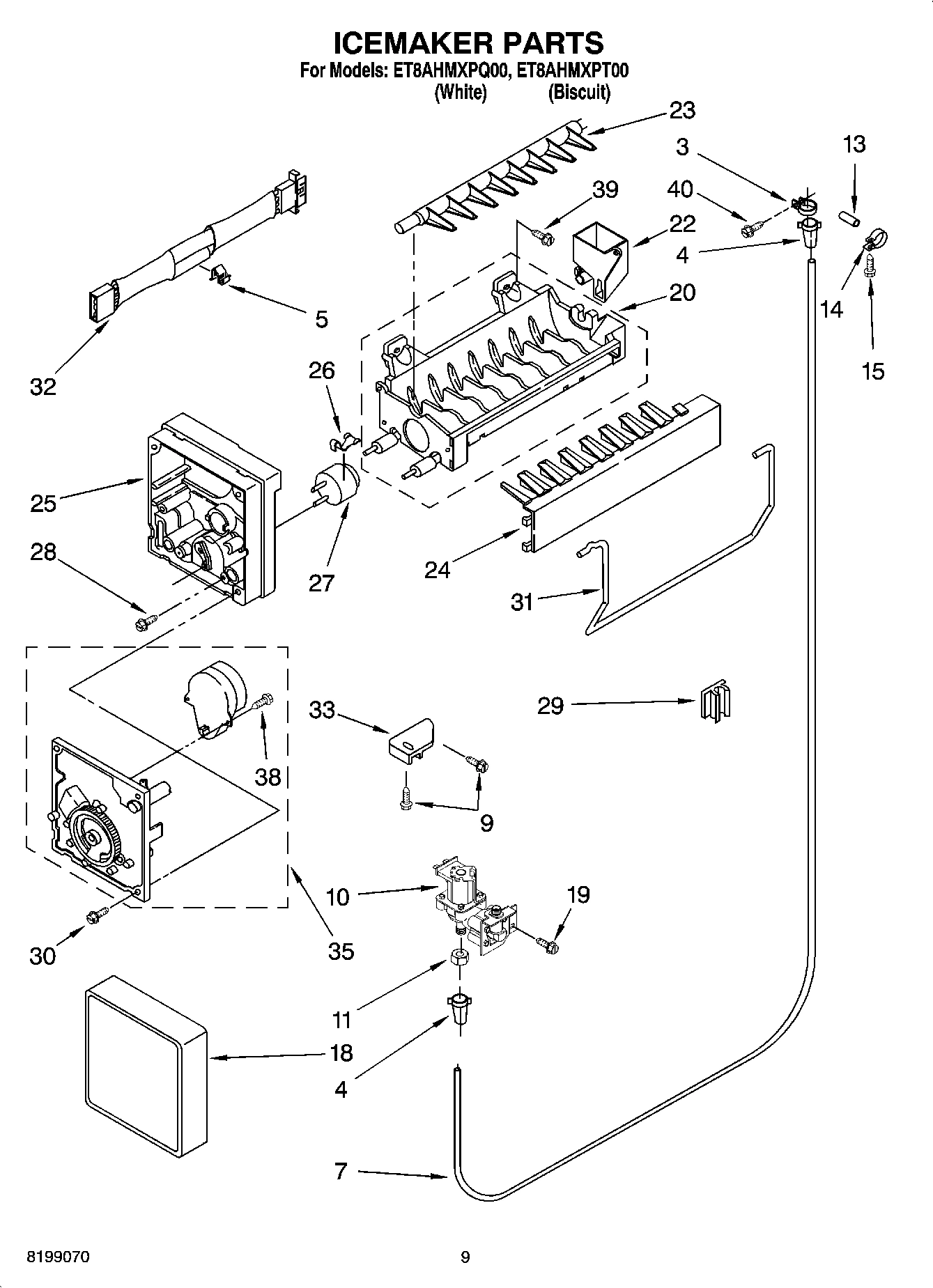 05 - ICEMAKER PARTS