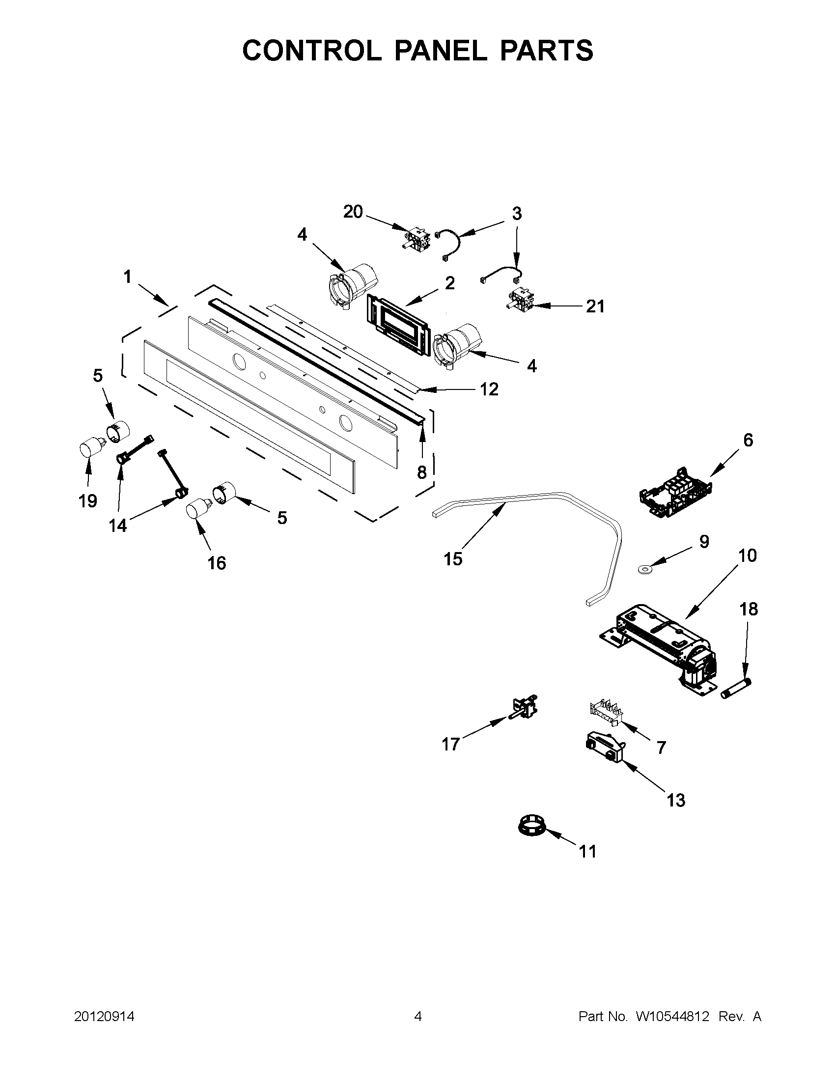 02 - CONTROL PANEL PARTS