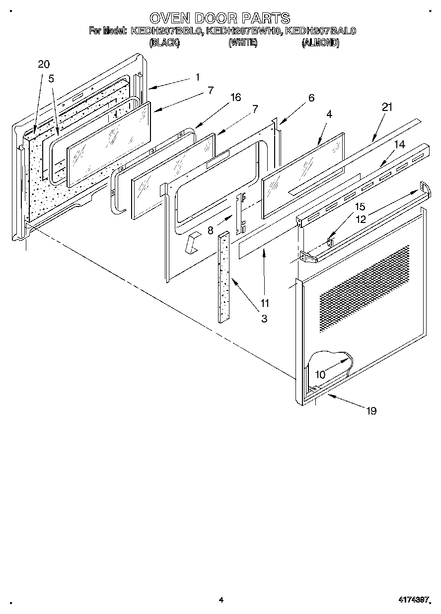03 - OVEN DOOR, LITERATURE