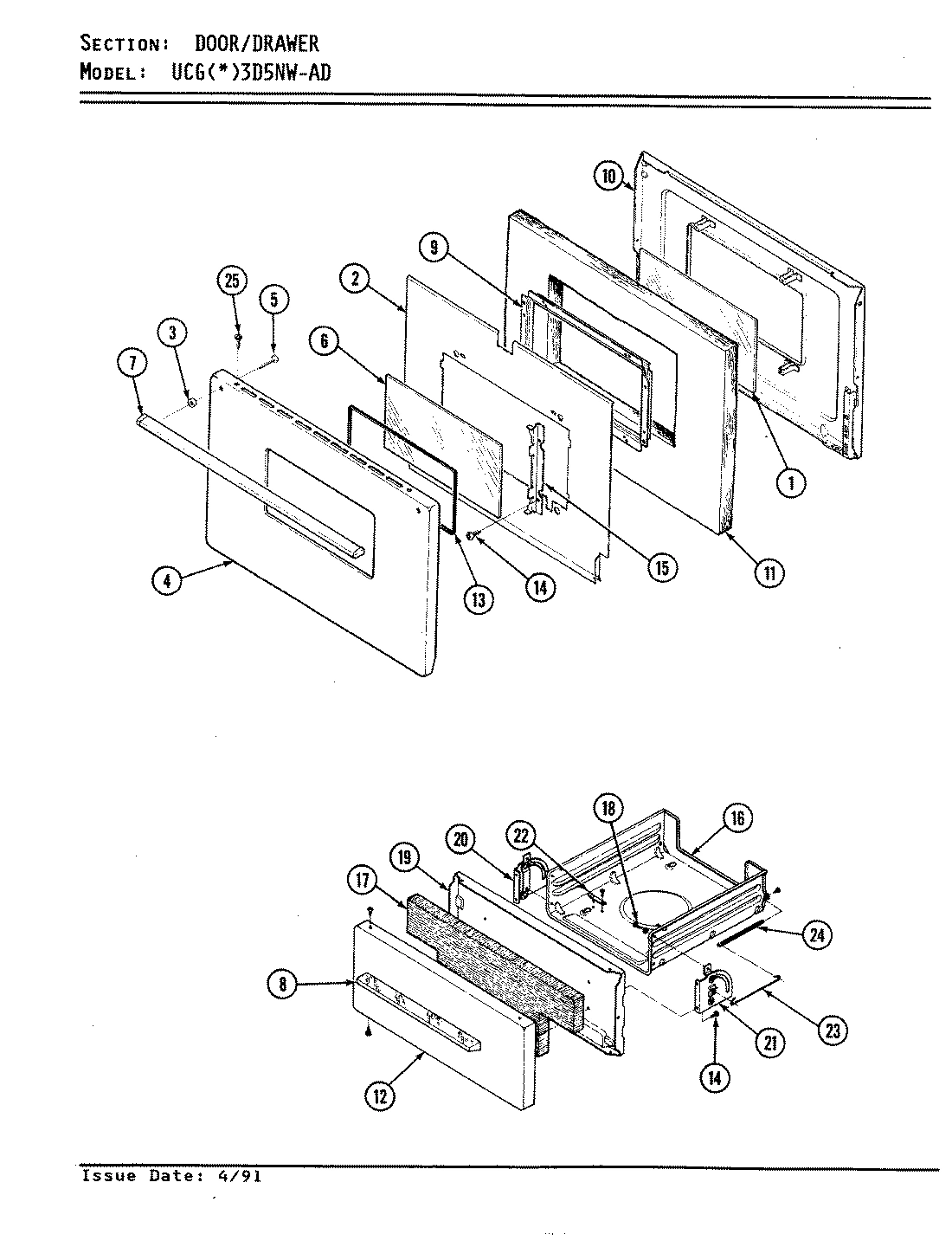 03 - DOOR/DRAWER (UCGx3D5NW-AD)