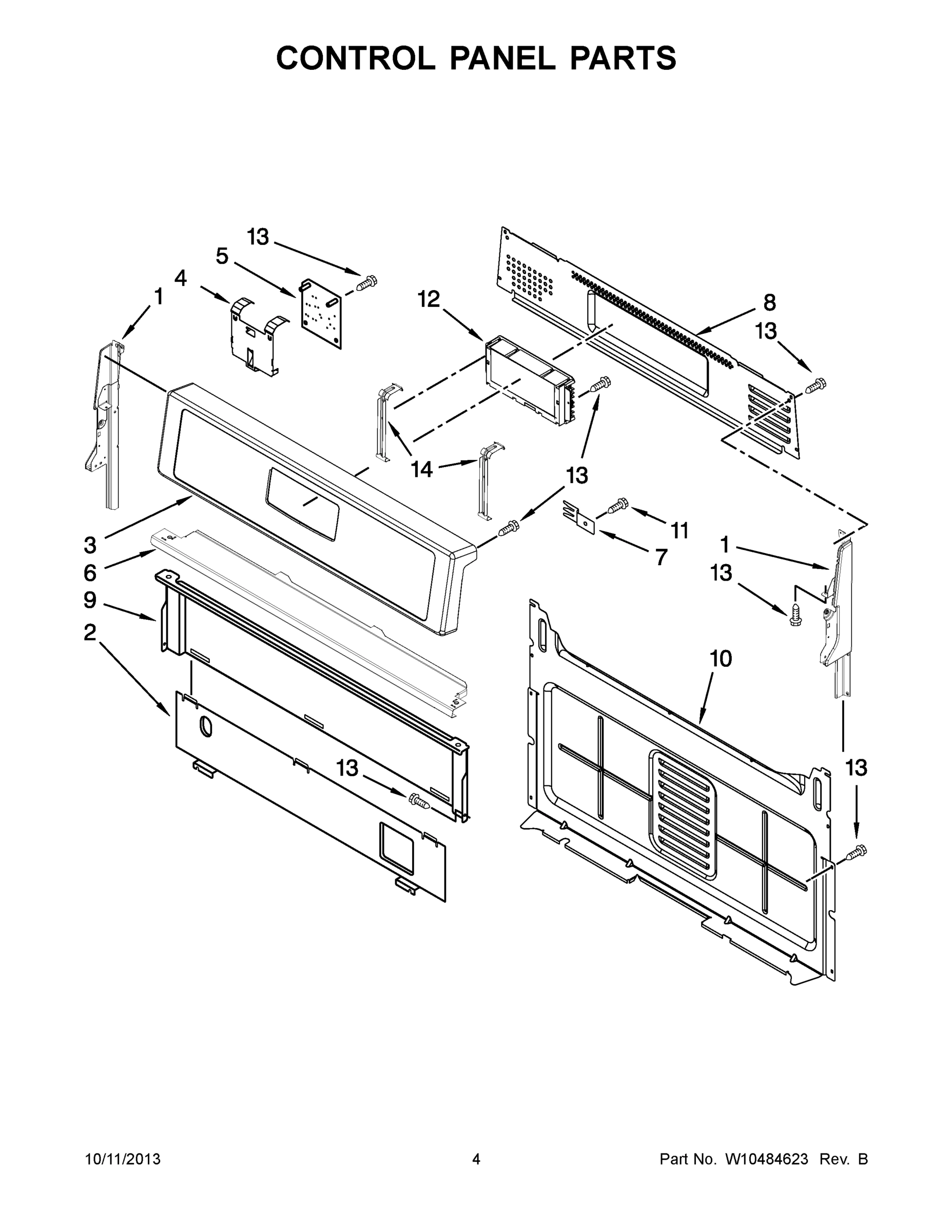 03 - CONTROL PANEL PARTS