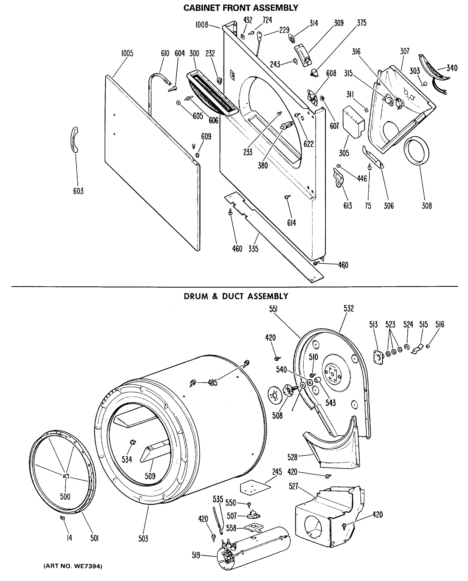 CABINET FRONT ASSEMBLY