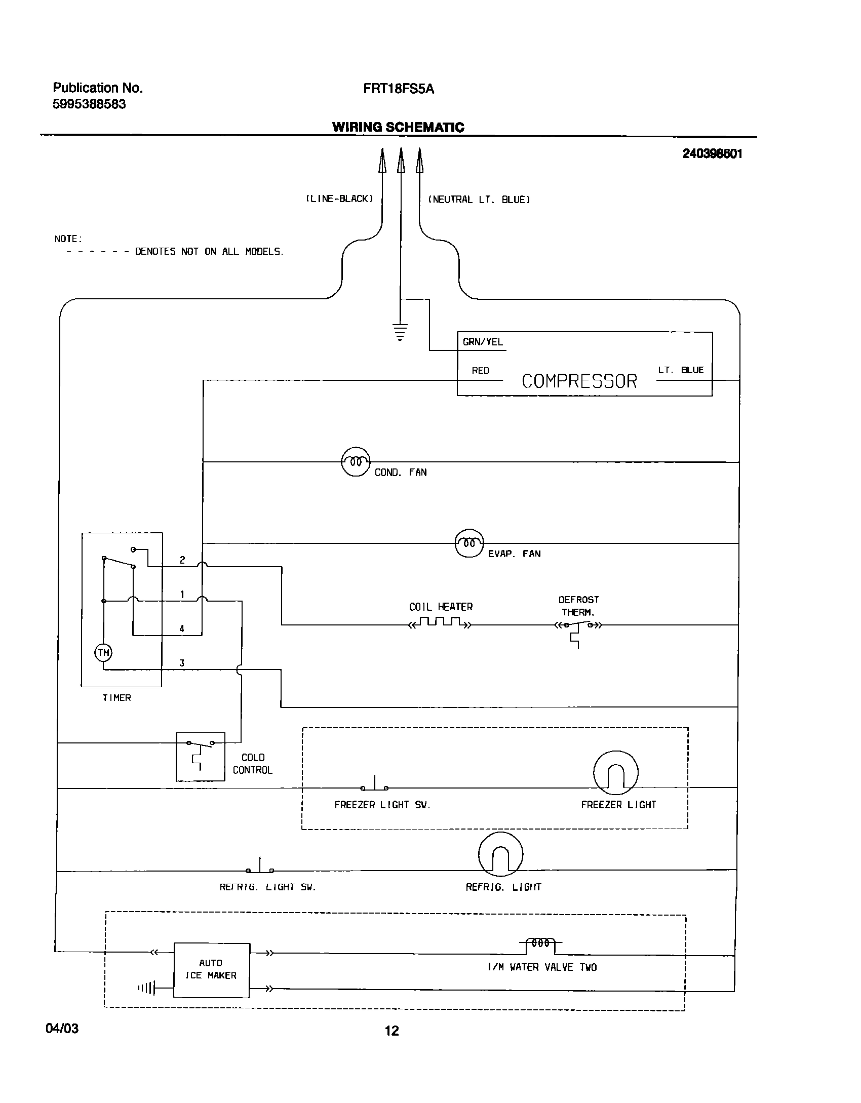 12 - WIRING SCHEMATIC
