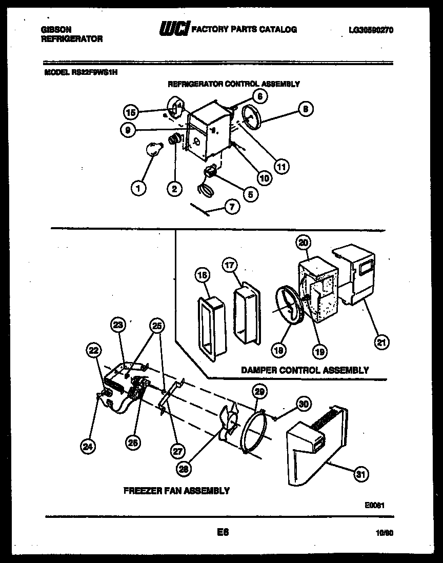 06 - REFRIGERATOR CONTROL ASSEMBLY, DAMP
