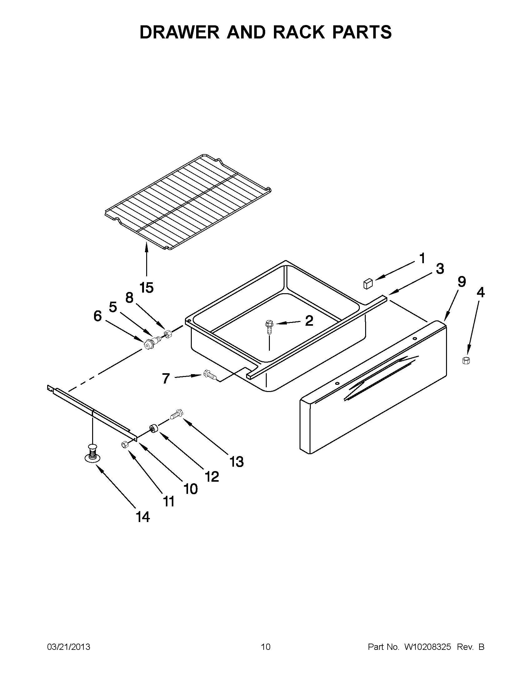 05 - DRAWER AND RACK PARTS