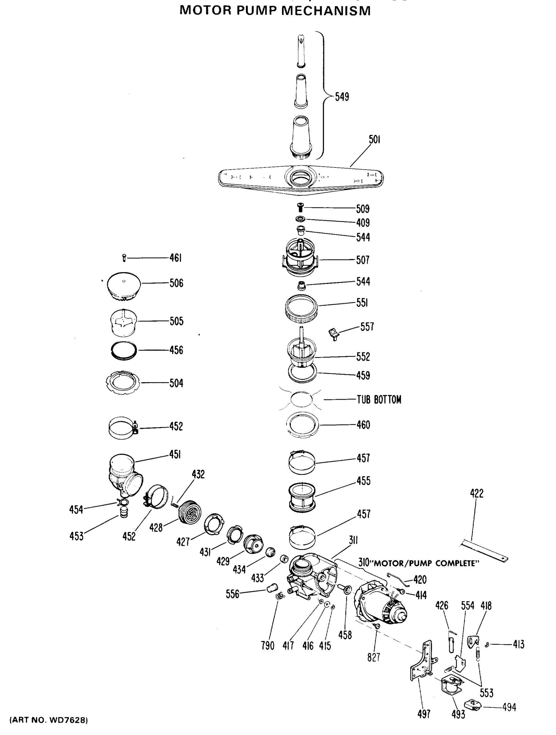 MOTOR PUMP MECHANISM