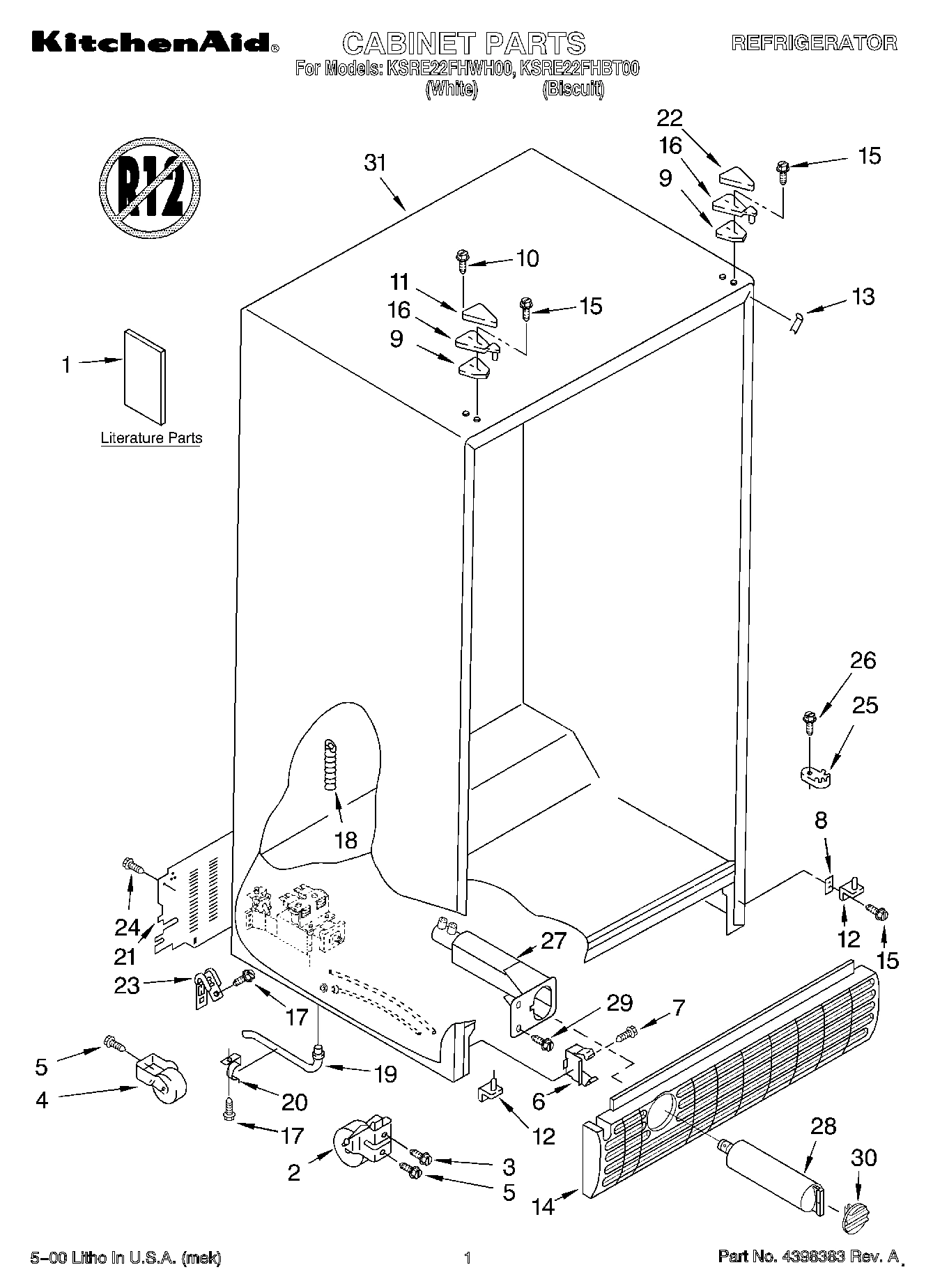 01 - CABINET, LITERATURE