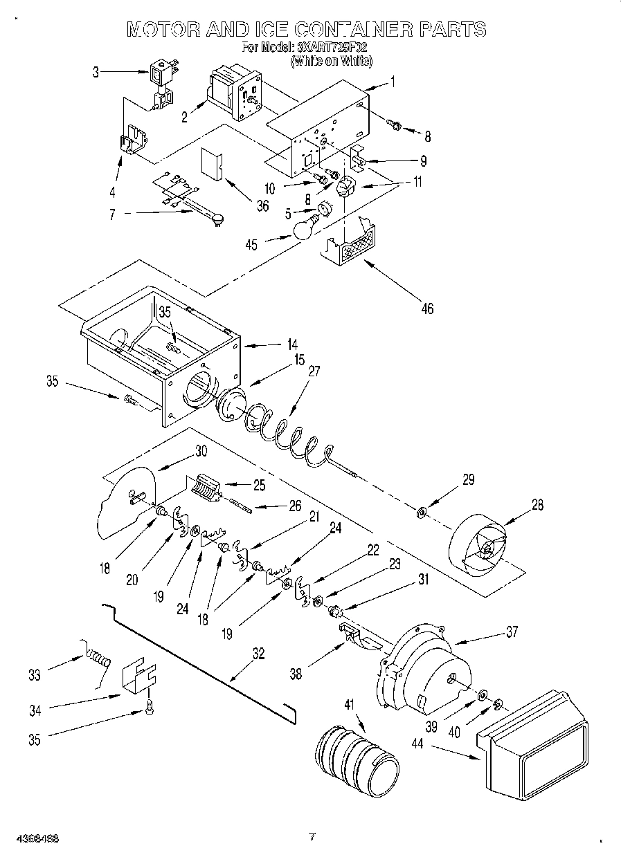 05 - MOTOR AND ICE CONTAINER