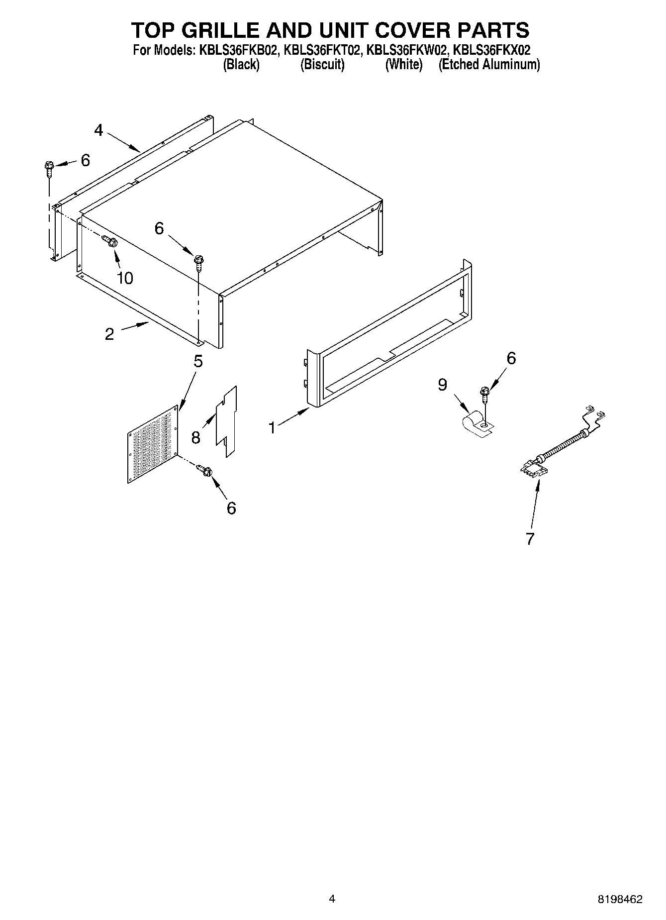 03 - TOP GRILLE AND UNIT COVER PARTS