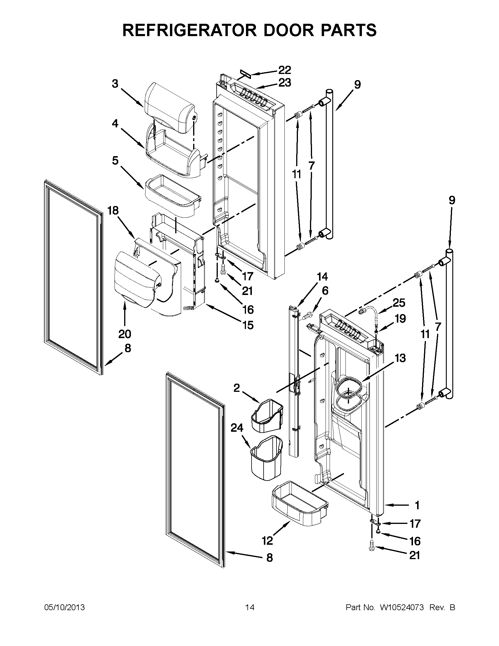 07 - REFRIGERATOR DOOR PARTS