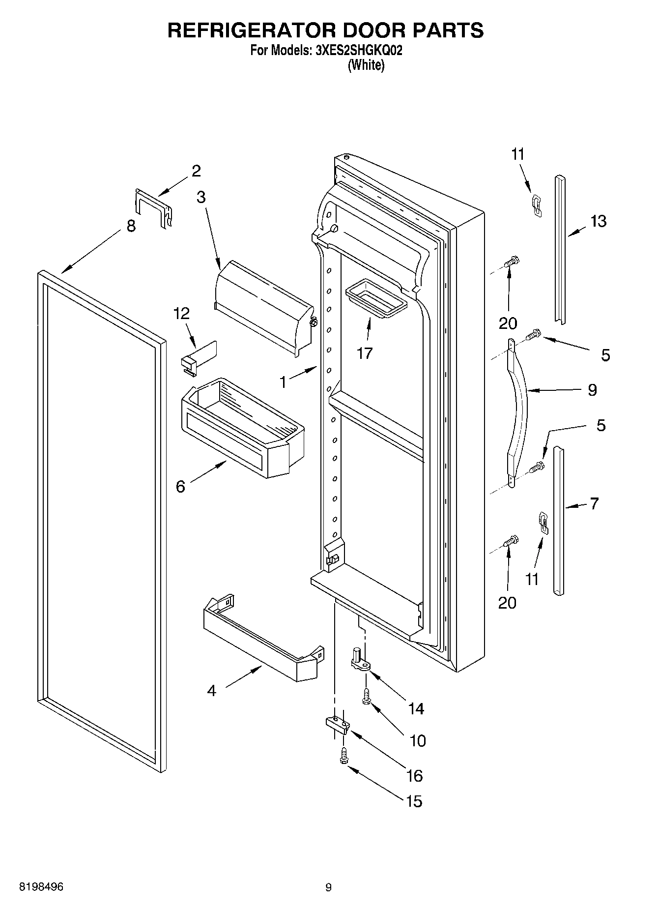 06 - REFRIGERATOR DOOR PARTS