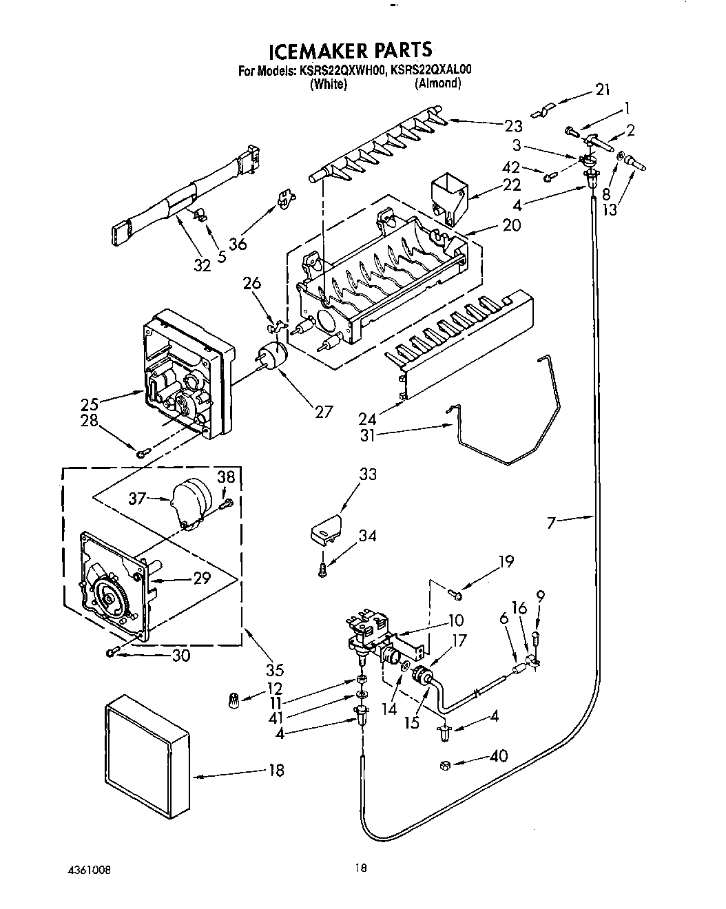 13 - ICEMAKER, LIT/OPTIONAL