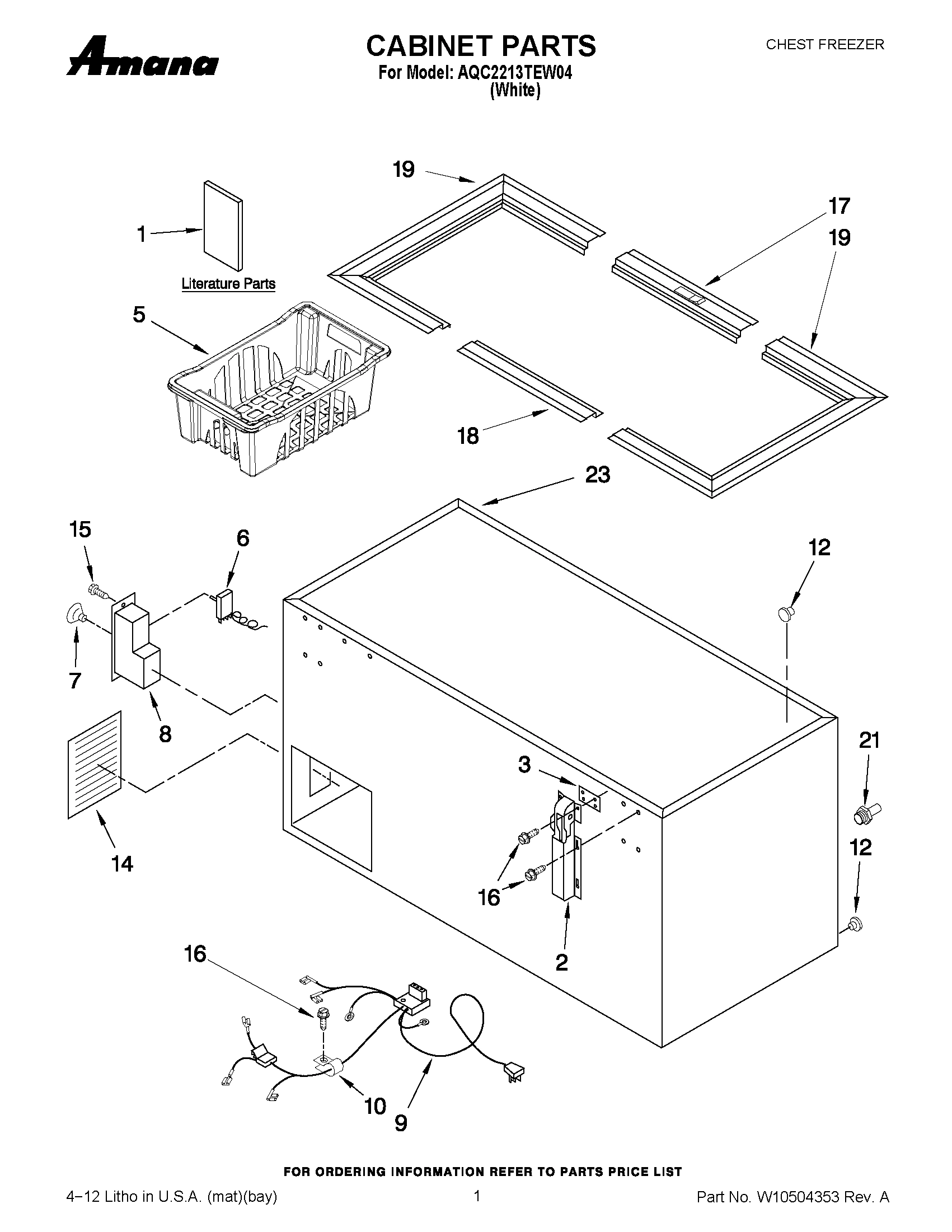 01 - CABINET PARTS