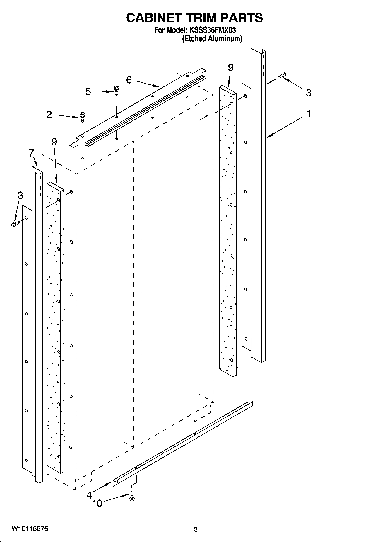 02 - CABINET TRIM PARTS