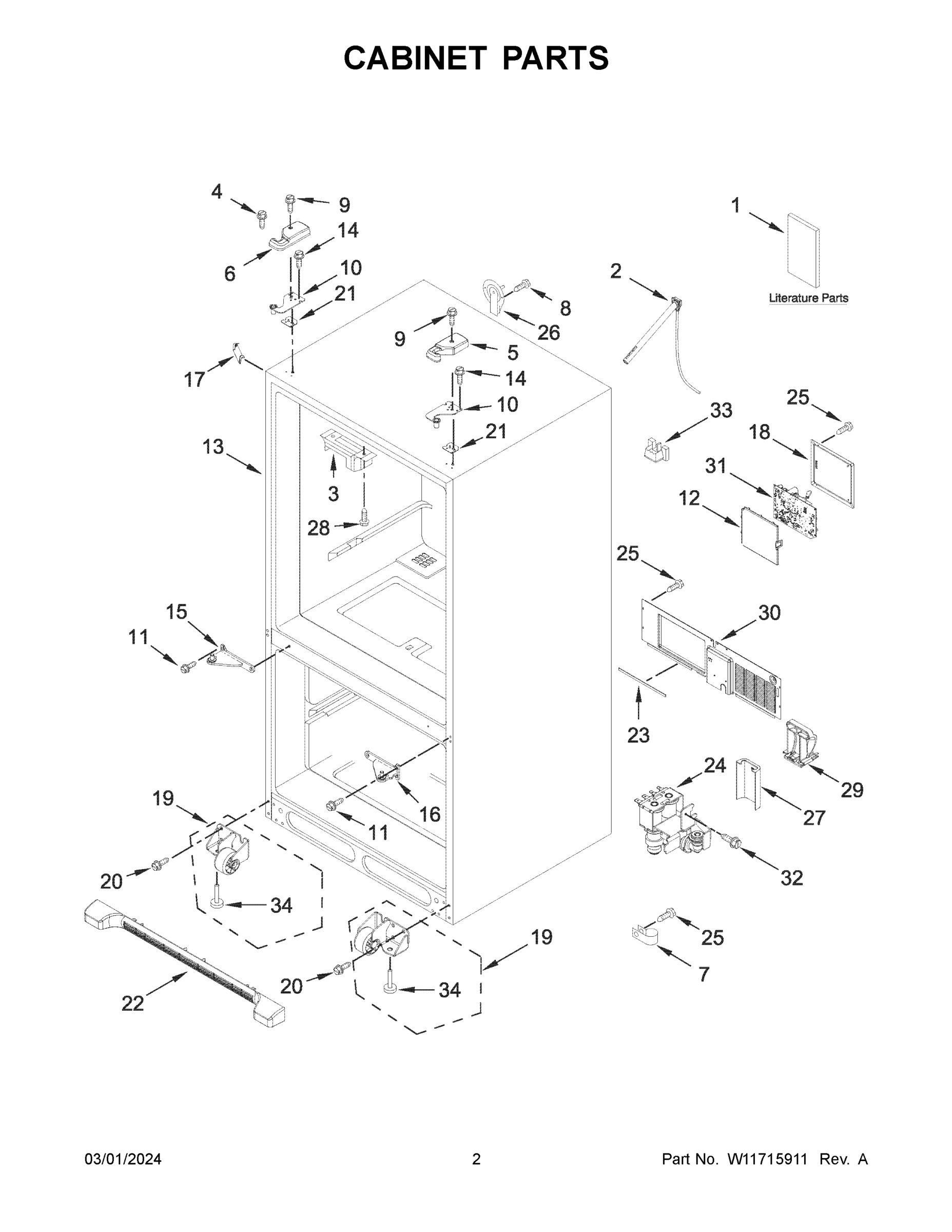 02 - CABINET PARTS
