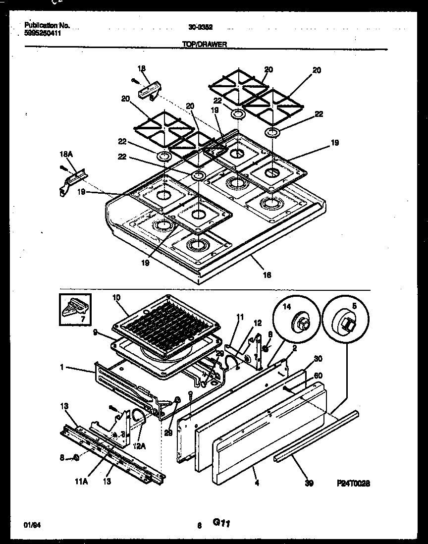 05 - COOKTOP AND BROILER DRAWER PARTS