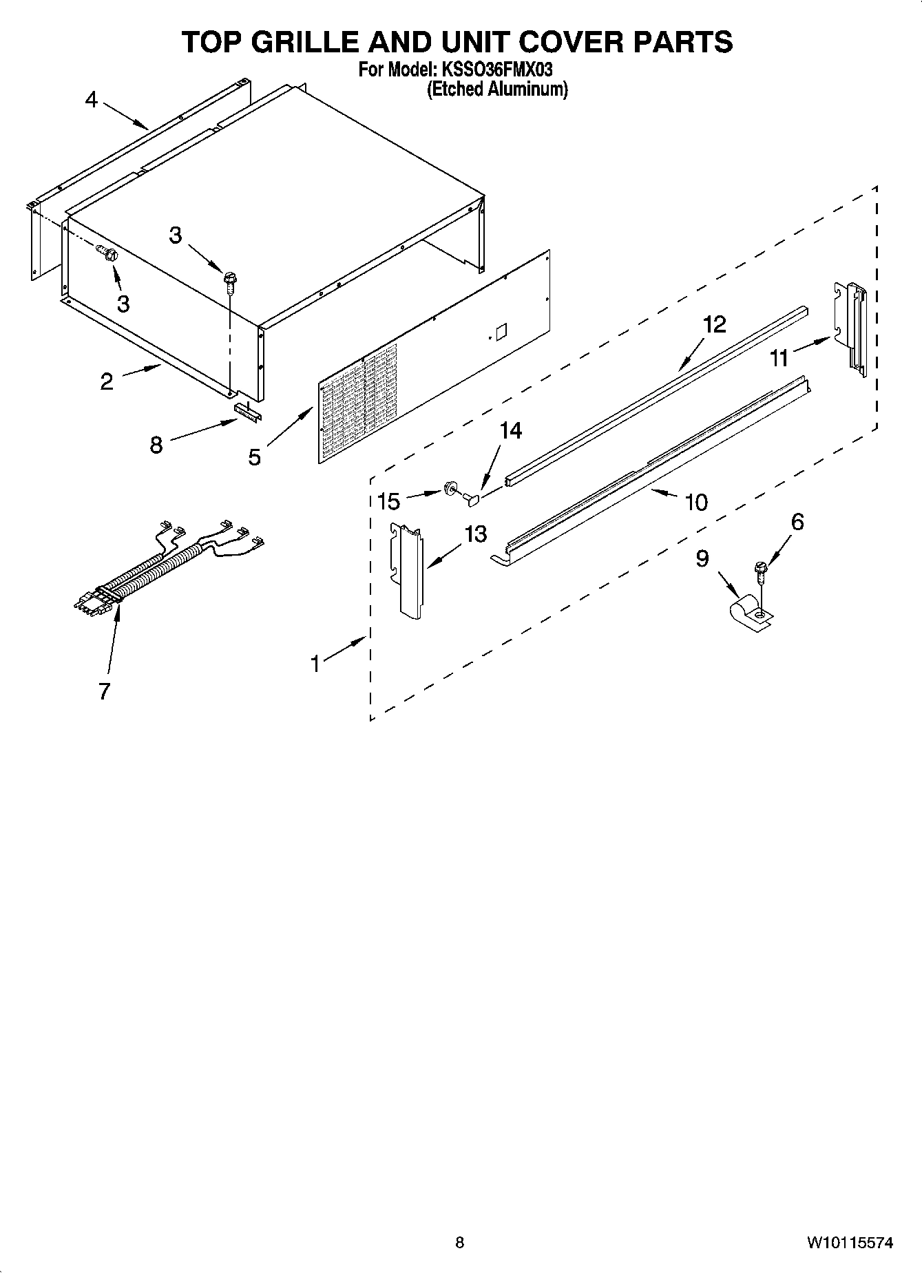 06 - TOP GRILLE AND UNIT COVER PARTS