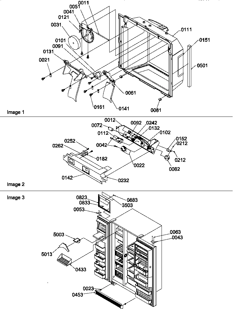 07 - ICE & WATER CAV/ELEC ASSY/& TOE GRILLE
