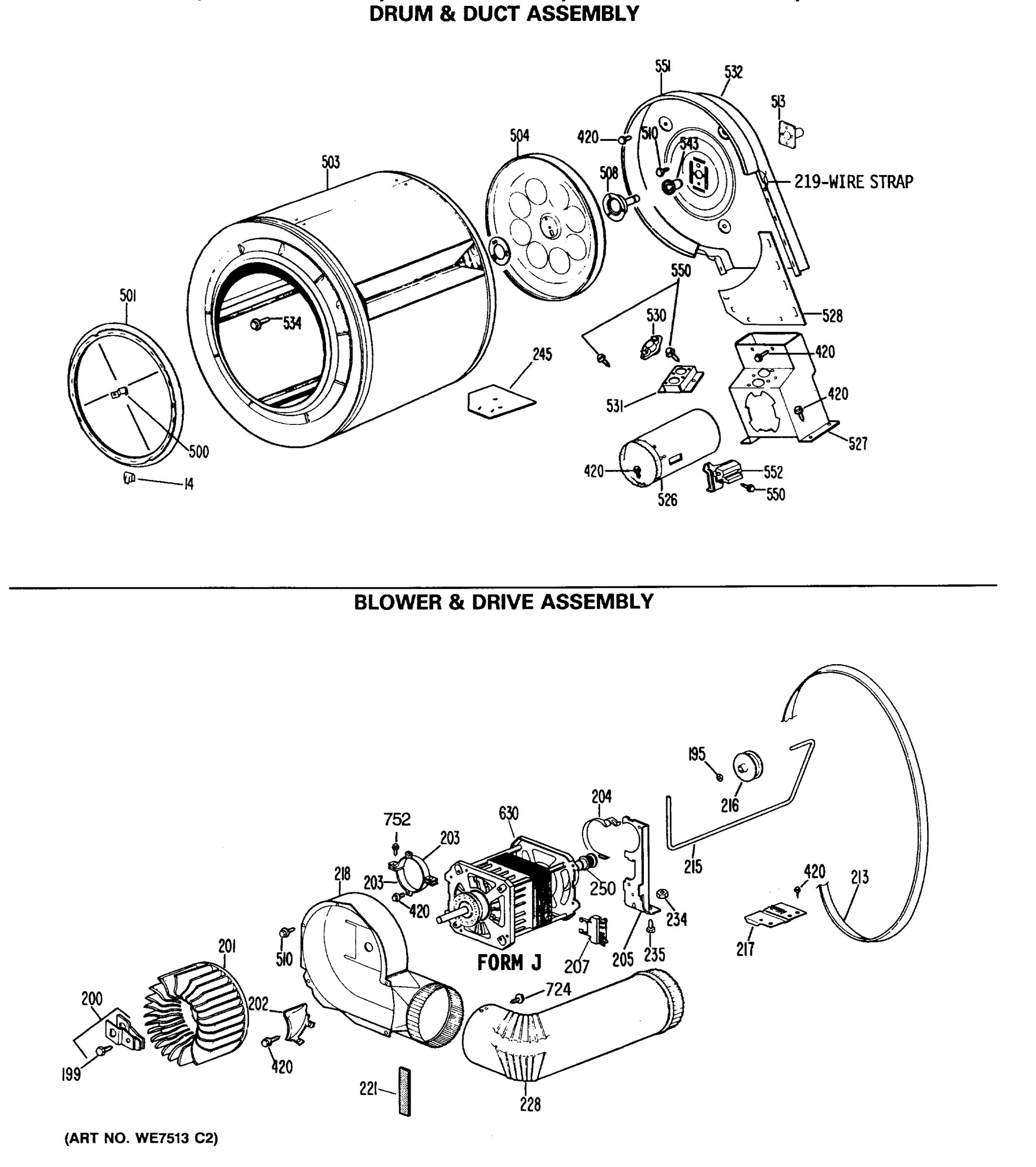 DRUM & DUCT ASSEMBLY