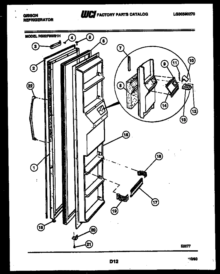 02 - FREEZER DOOR PARTS