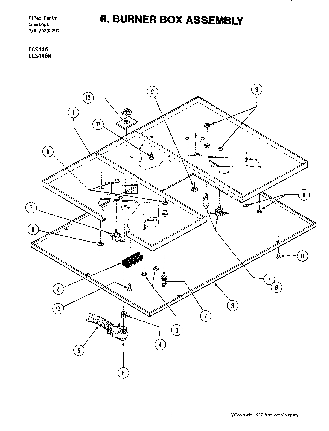 01 - BURNER BOX ASSEMBLY